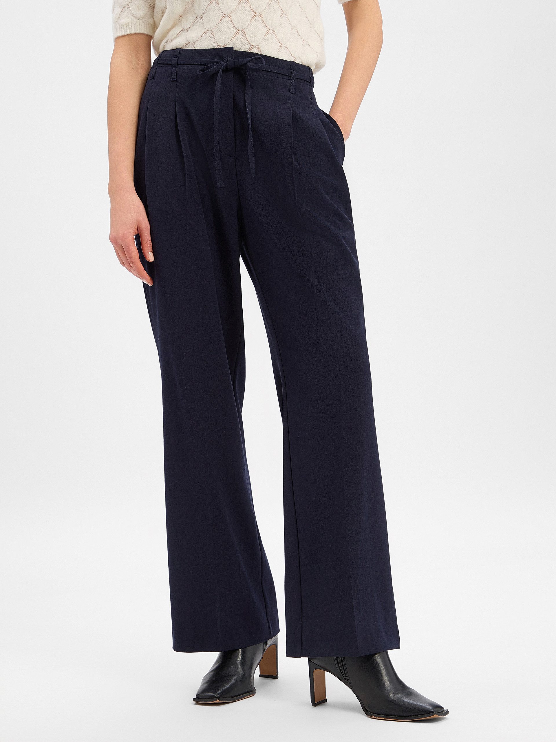 Zero Bundfaltenhose