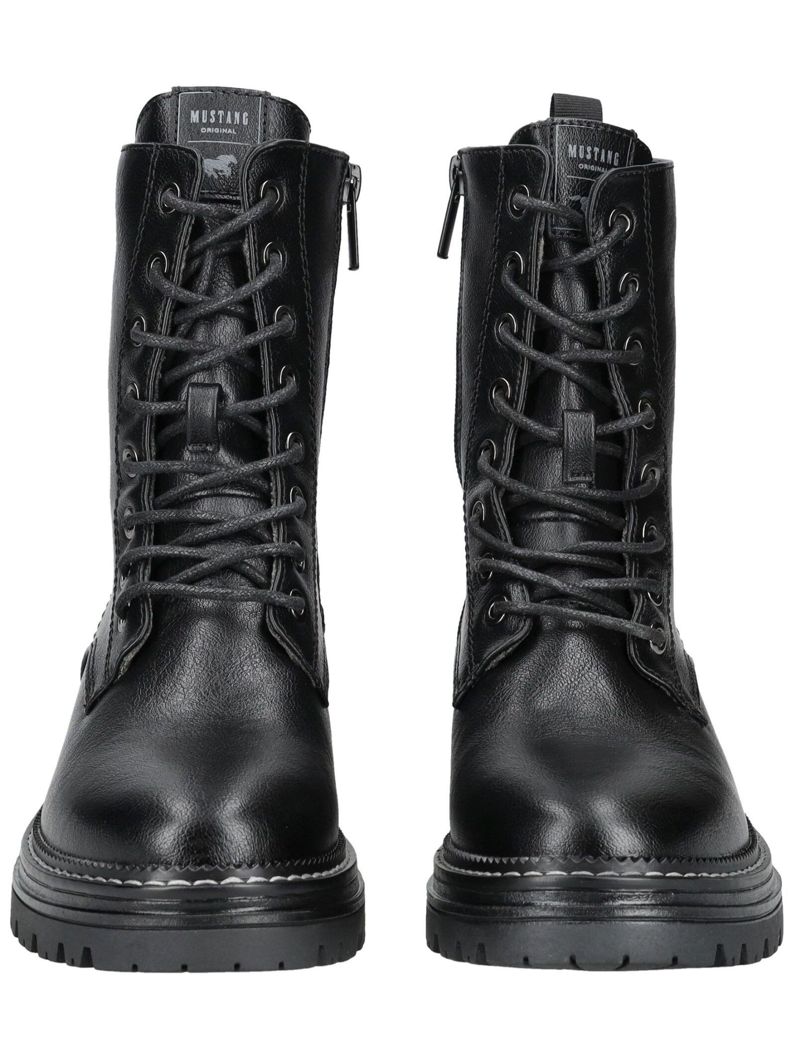 Mustang Shoes Mustang Shoes Stiefelette Lederimitat Schnürstiefelette