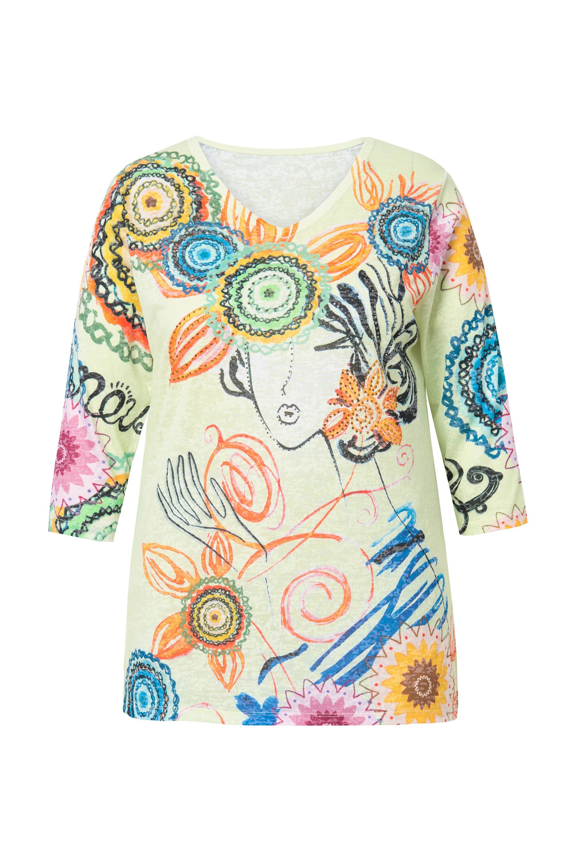 MIAMODA T-Shirt T-Shirt Comfort Fit Druck günstig online kaufen