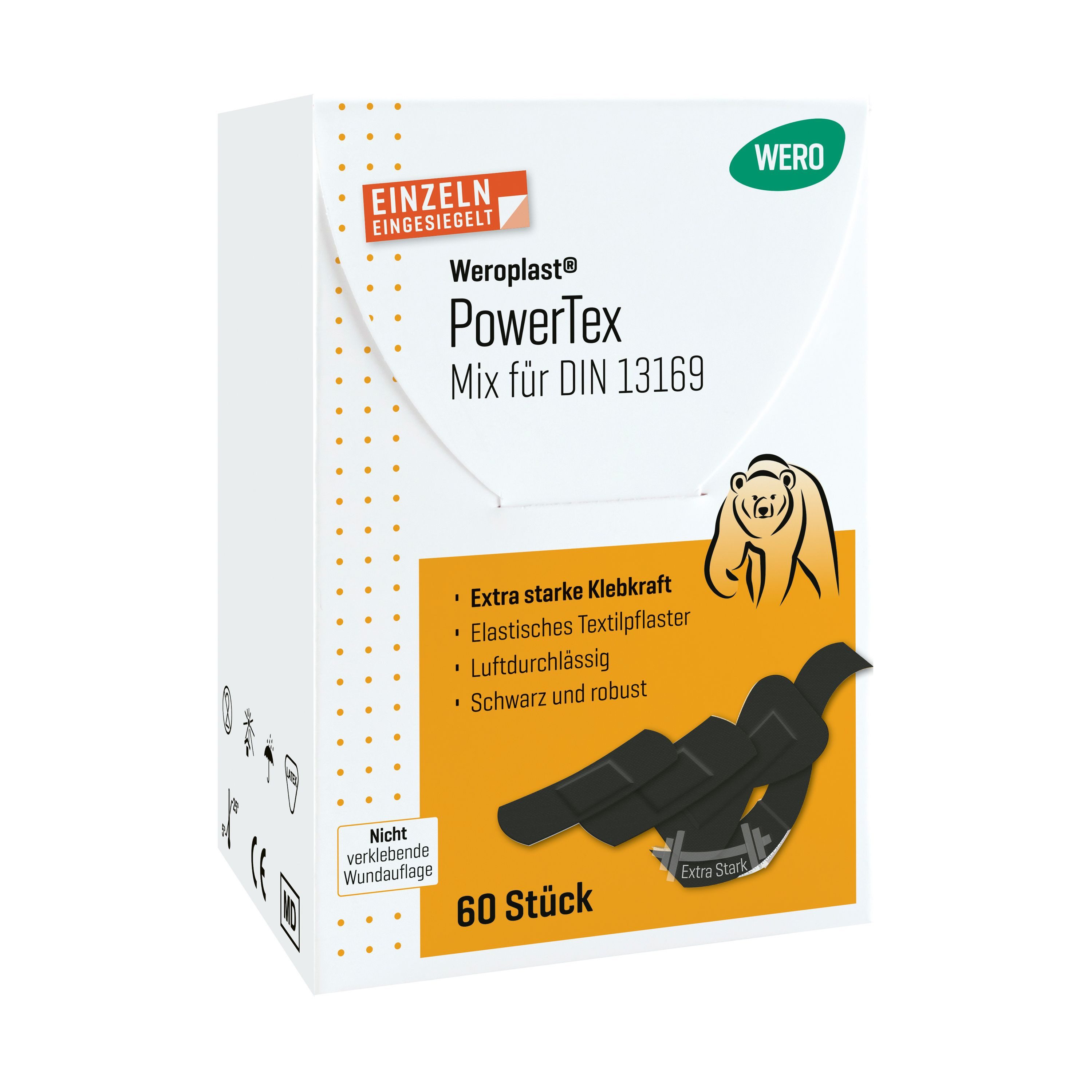 Weroplast® Wundpflaster (Mix DIN 13169, 60 St)