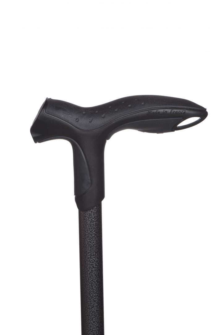 Antar Gehstock Antar Soft Step Gehstock SCHWARZ Gehhilfe Spazierstock Wanderstock ver, Soft-Griff