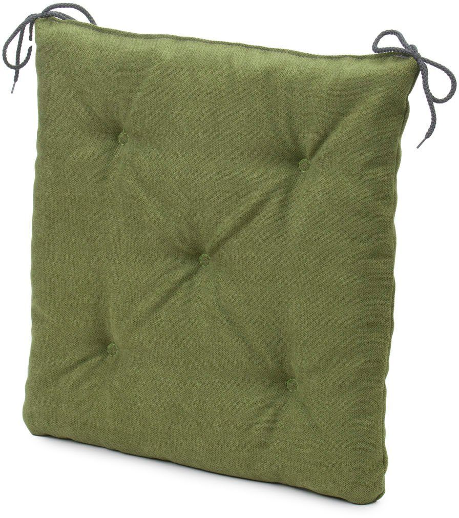 Gözze Sitzauflage "Darco Uni" 1 Stück, Maße: 40 x 40 x 4 cm, mit Füllung, m günstig online kaufen