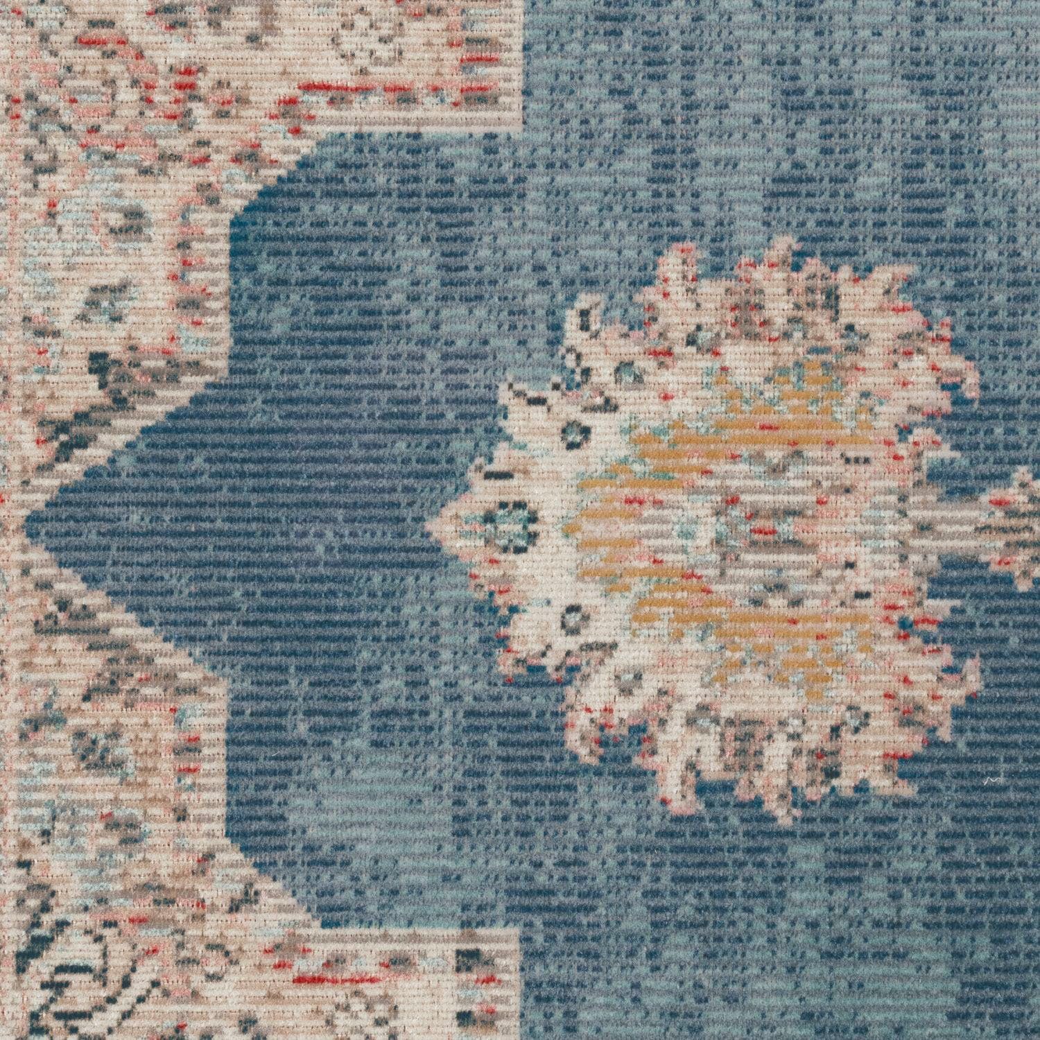 Kurzflor, In- Vintage Torres Teppich Orient-Optik, Outdoor 275, 8 rechteckig, blau Design, Höhe: mm, geeignet Paco Home, und