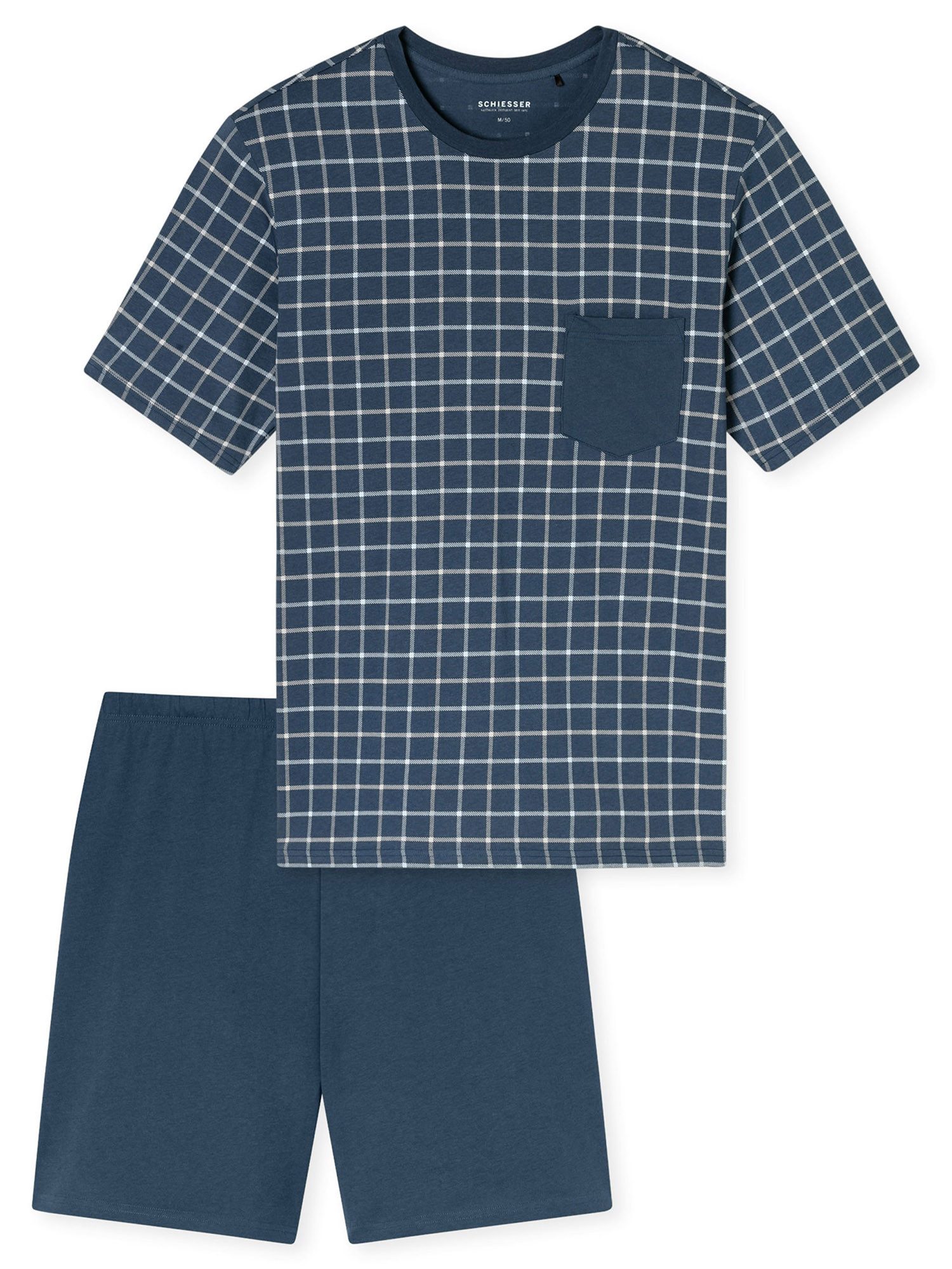Schiesser Pyjama Rundhals - Comfort Essentials günstig online kaufen