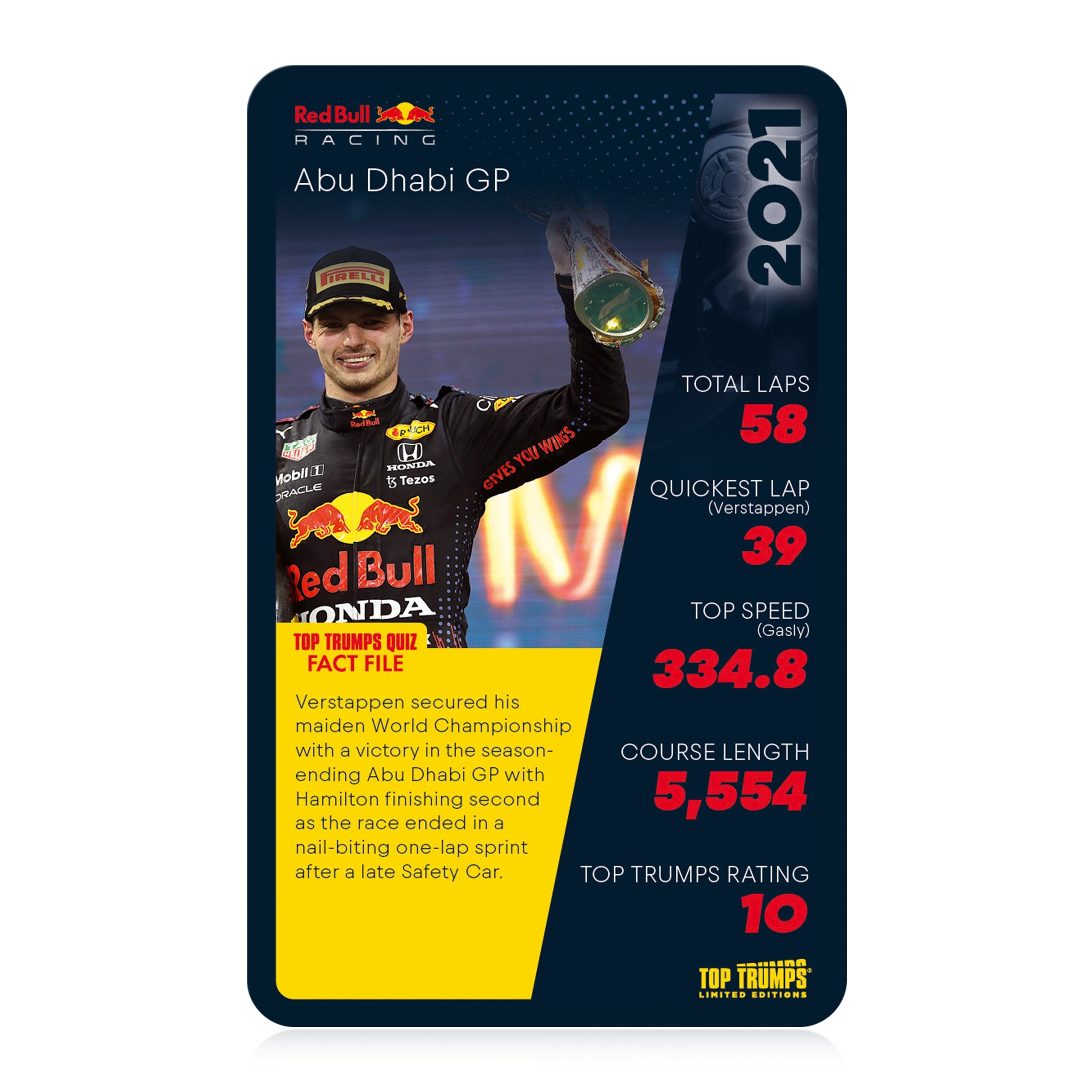 Winning Moves Spiel Top Trumps - Red Bull Racing (englisch), Quartett
