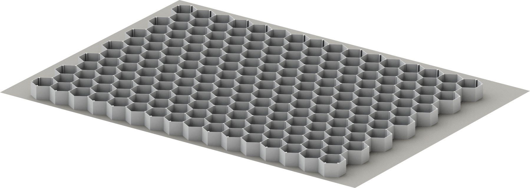 Aco Kieselsteine ACO Self Kieswabe eco S 80 x 60 x 3 cm grau inkl.