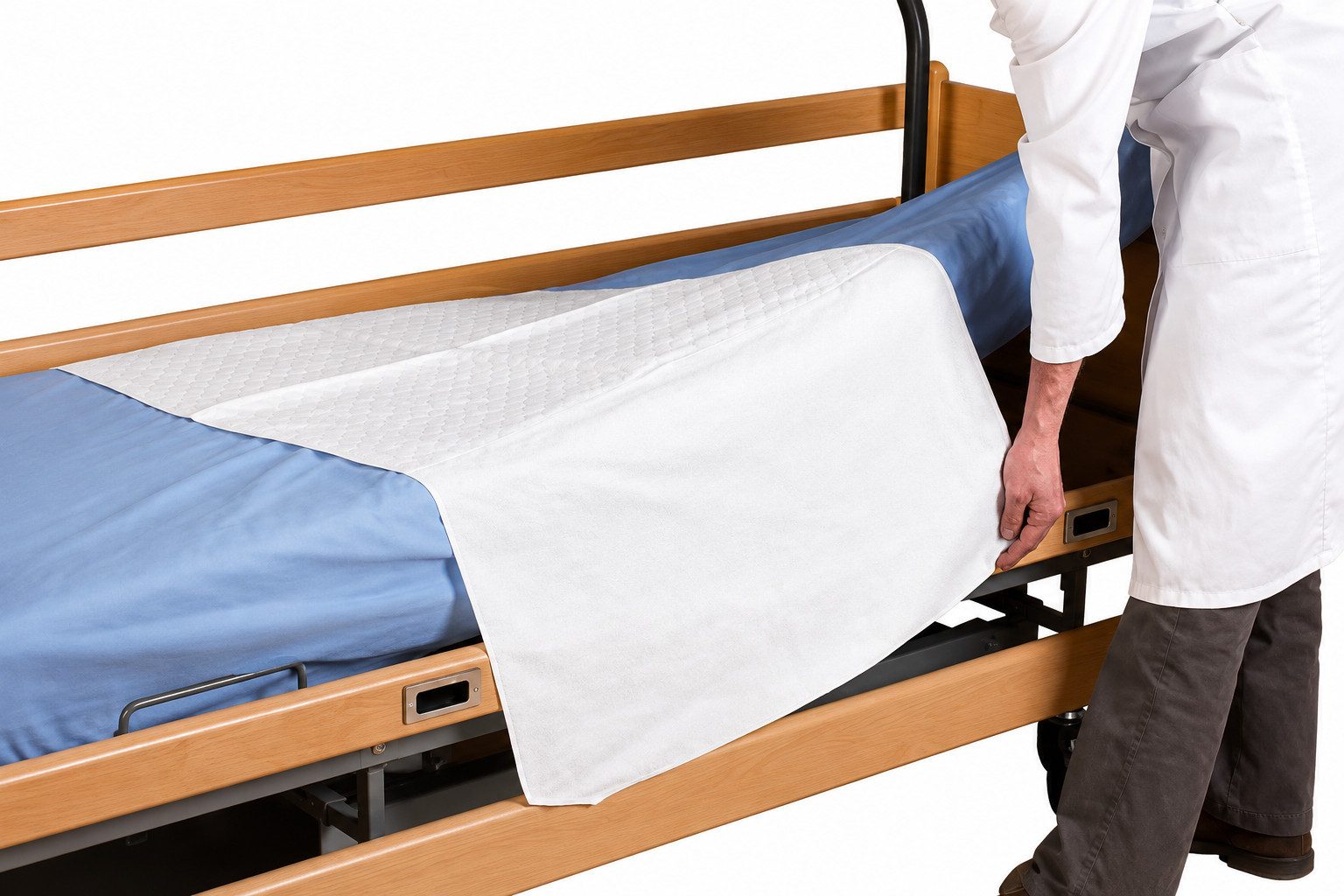 DocMed Bett Protect Bettschutzeinlage (hautfreundliches Material), Erhöhtes Saugvolumen – Bild 5 von 5