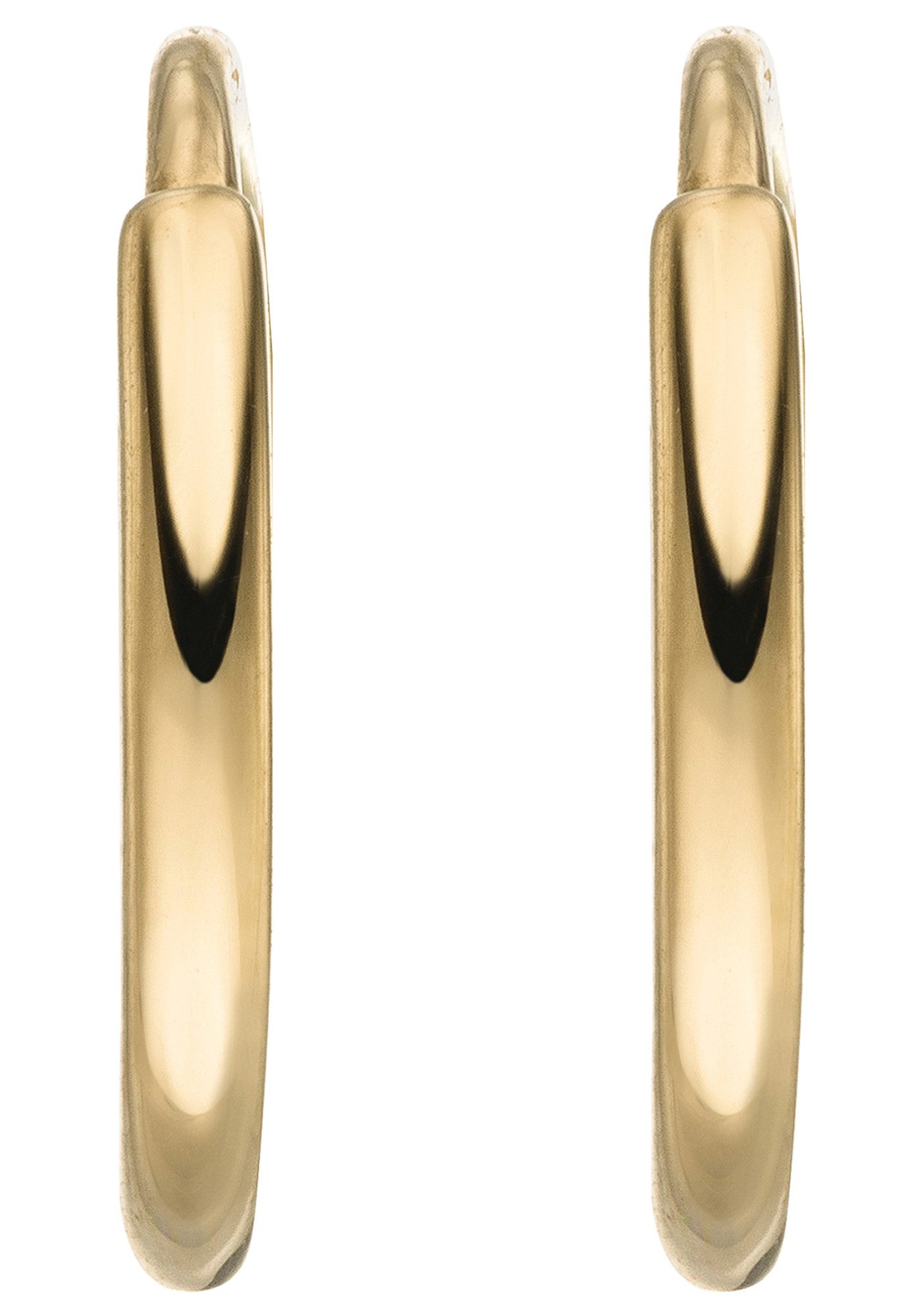 JOBO Paar Creolen, 750 Gold 11 mm