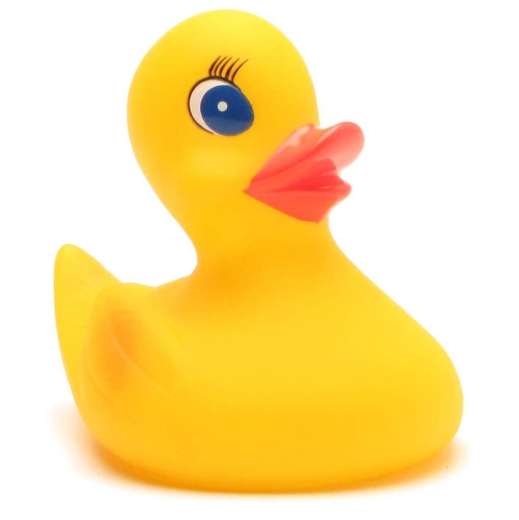 Spielzeug Badewannenspielzeug Duckshop Badespielzeug Quietscheentchen Lara gelb - Badeente