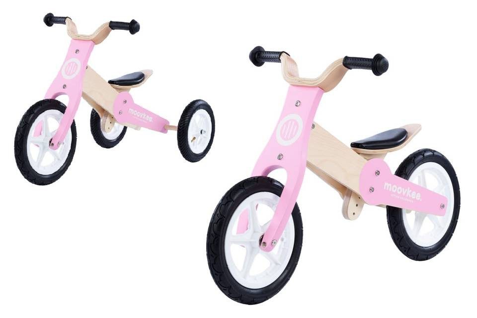 COIL Dreirad Lauflernrad, Kinderlaufrad, Holzfahrrad, Balance Bike, 2in1, H günstig online kaufen