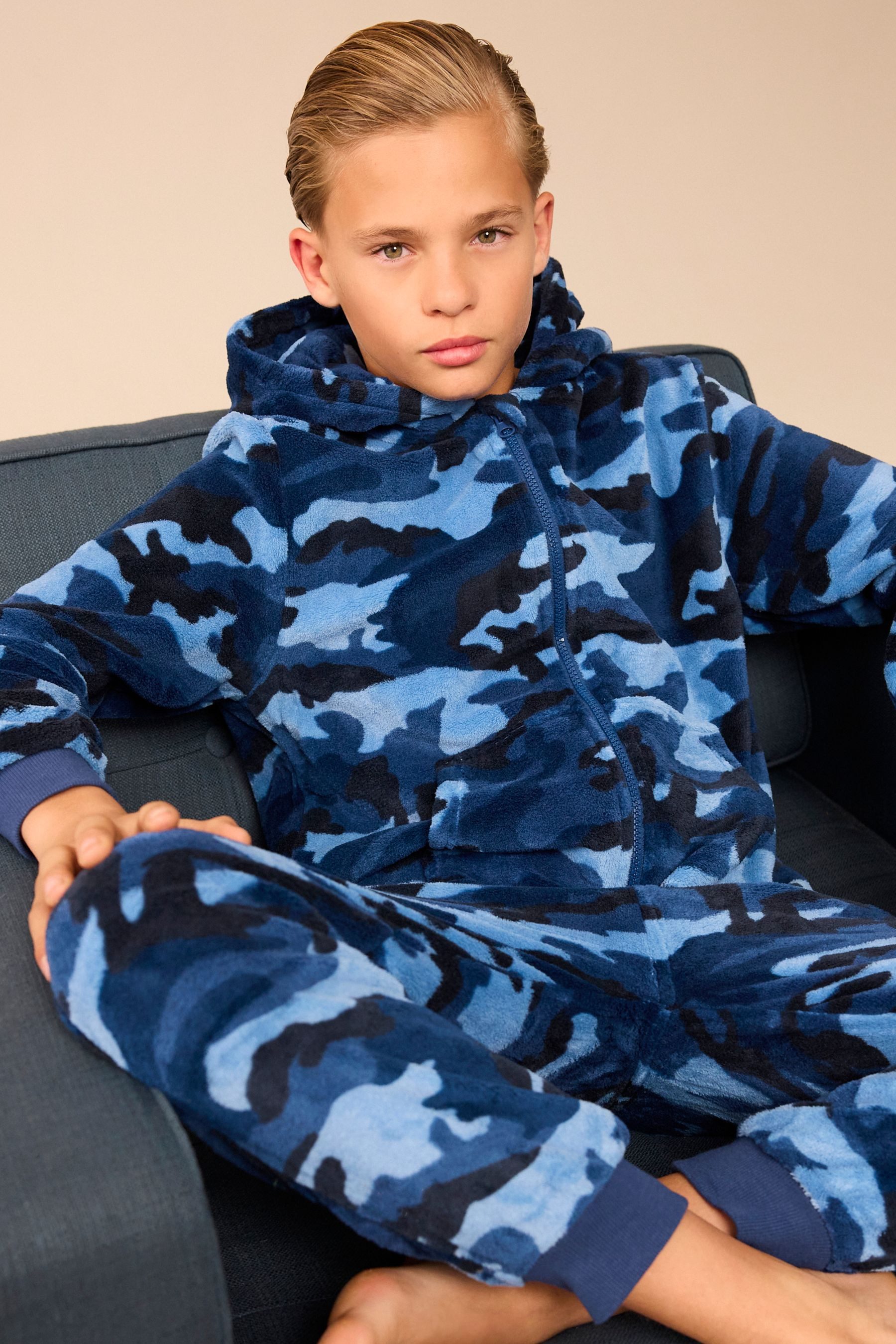 Next Fleeceoverall Schlafanzug-Einteiler aus Fleece (1-tlg)