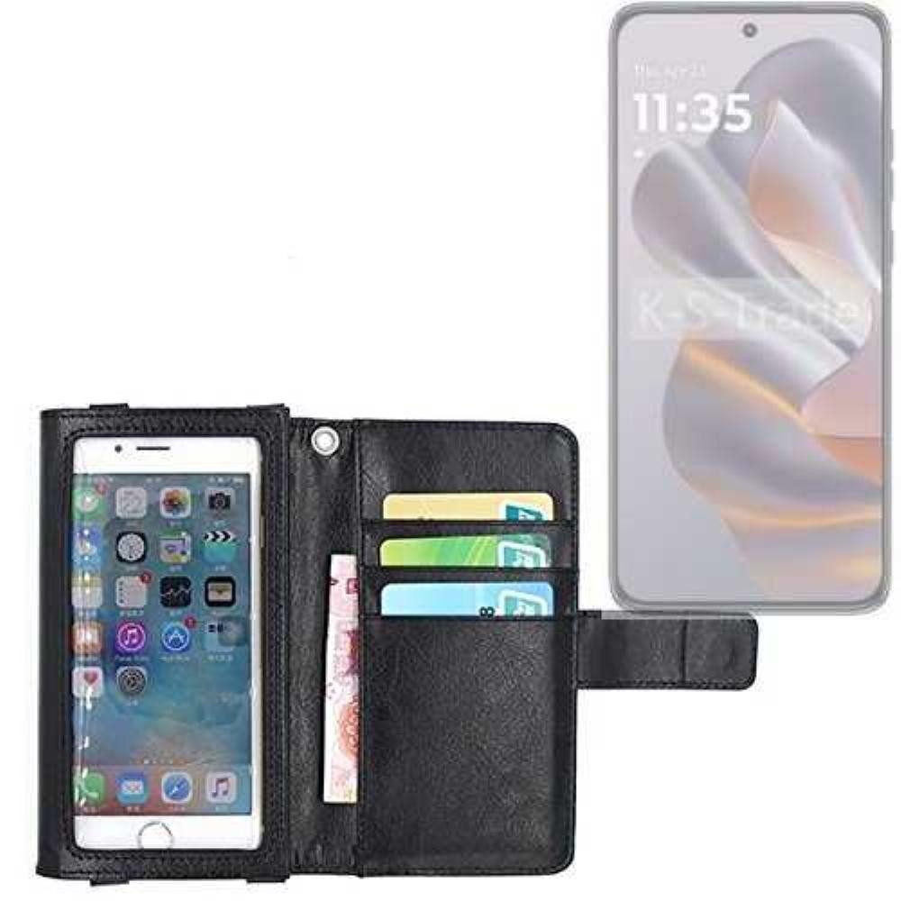 K-S-Trade Handyhülle für Motorola Edge 50 Neo, Handy Hülle Schutz Hülle Case mit Displayschutz / Schutzfolie