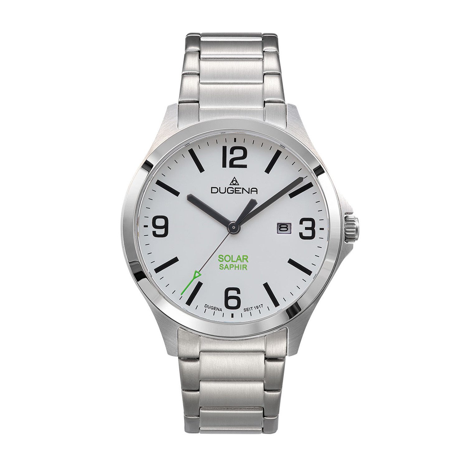 Quarzuhr Herren-Armbanduhr Boston Solar, Quarzwerk, wasserdicht, 10 bar