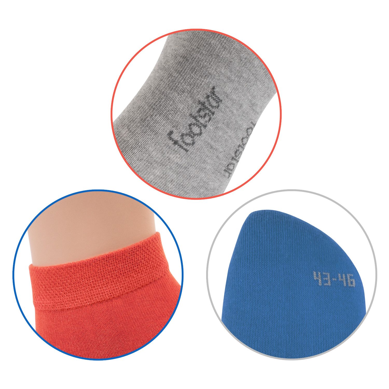 Footstar Kurzsocken EVERYDAY! 10 Paar Quarter Socken Kurzsocken Kurze Baumwoll Socken
