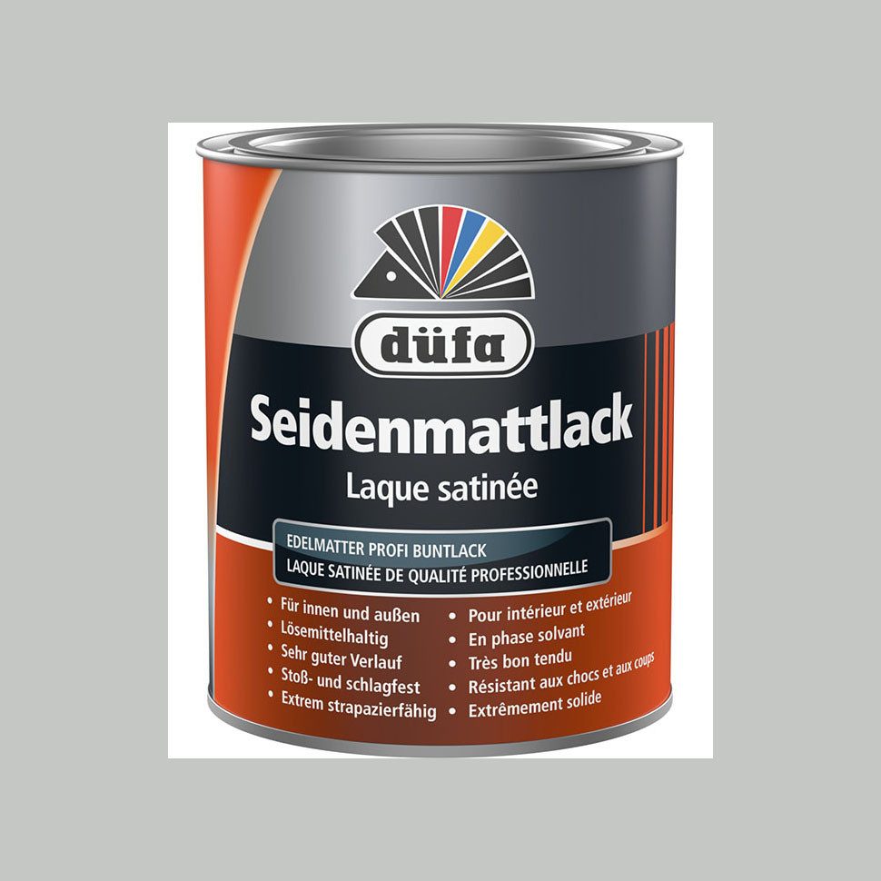 düfa Lack Seidenmattlack 750 ml matter Buntlack, auf Kunstharzbasis mit High Solid Technologie