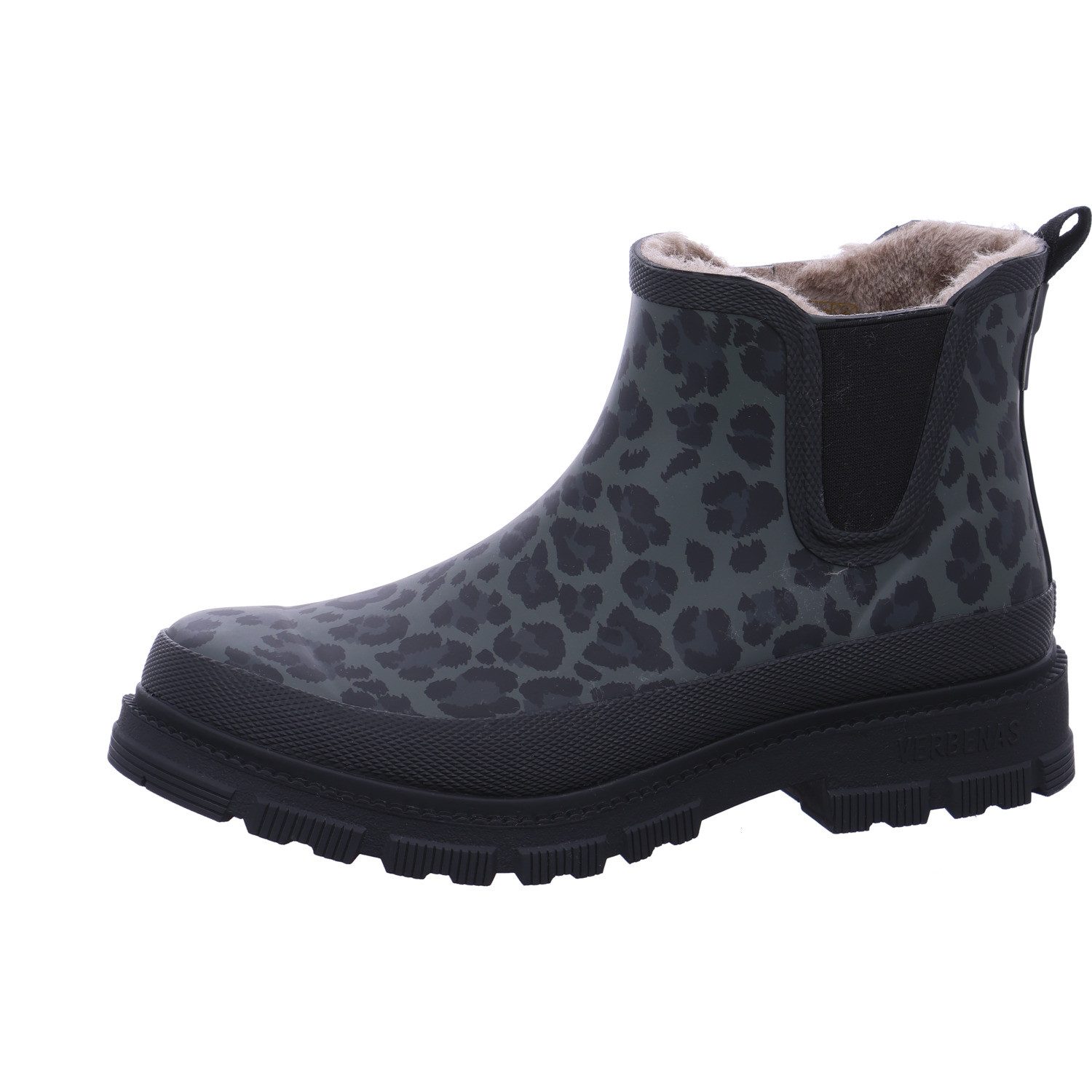 VERBENAS LUA FUR SMOOTH ANIMAL Gummistiefel Black Leo