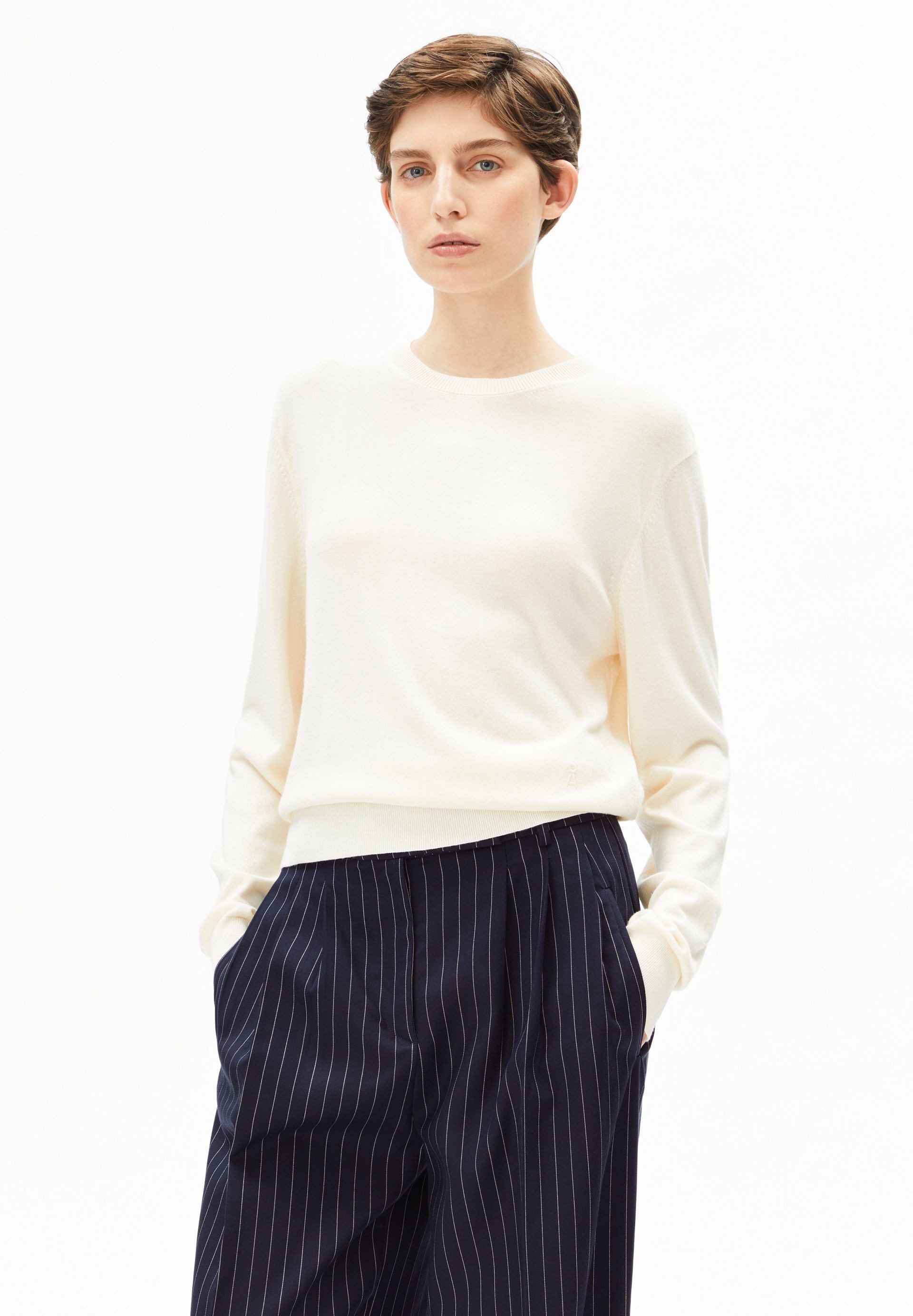 Armedangels Strickpullover FINE KNIT Pullover aus TENCEL™ Modal Mix Regular Fit