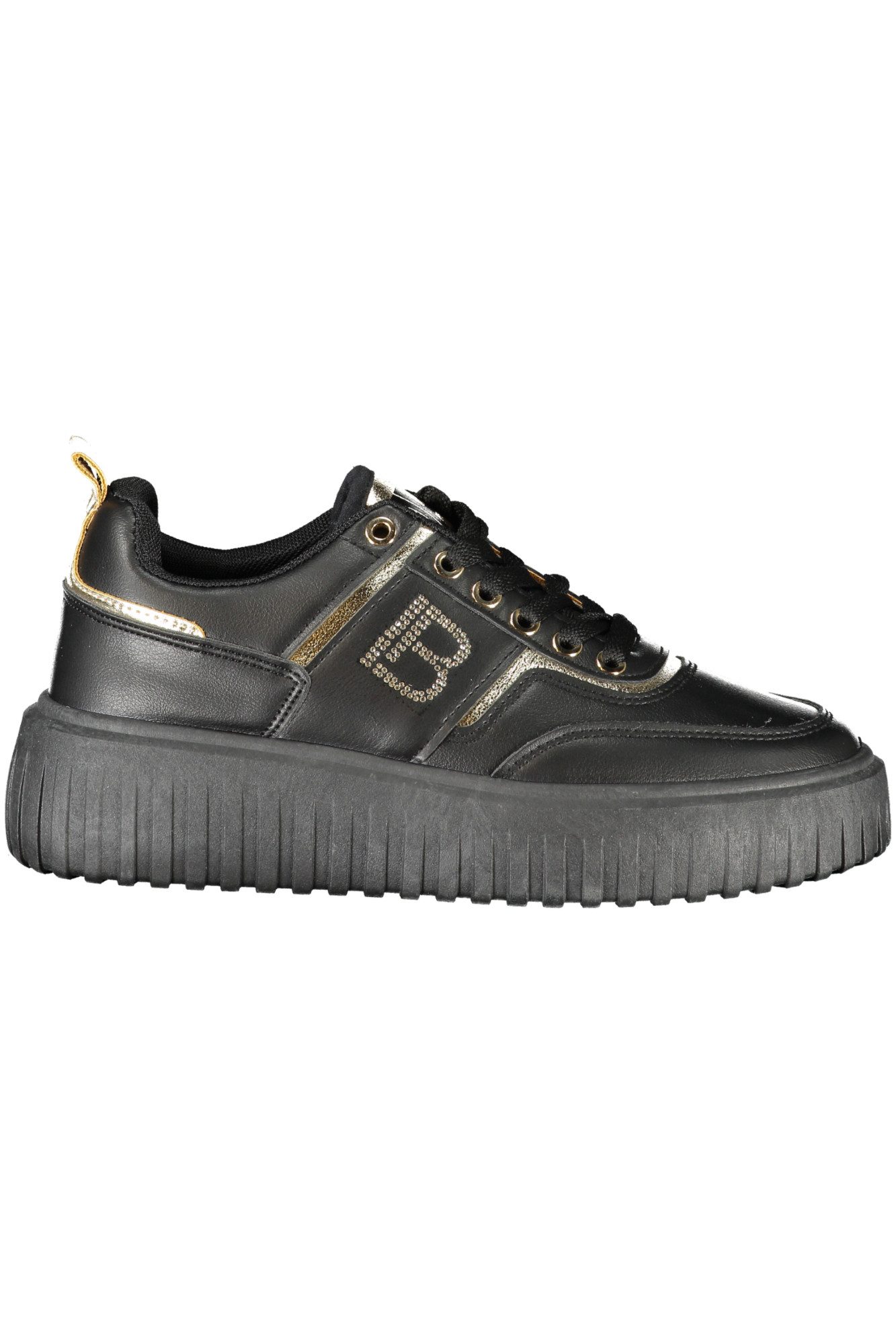 Laura Biagiotti Кроссовки Eleganter Damensneaker Schwarz mit Strass &