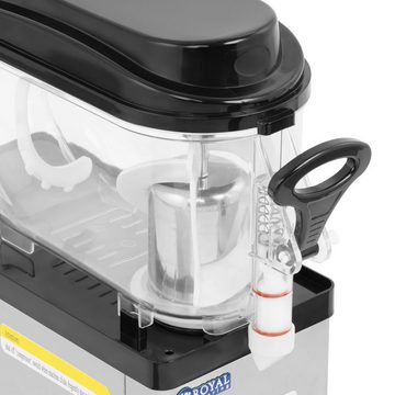 Royal Catering Slush Maker Slush-Maschine Slushy Maker Slush-Eismaschine Slush Ice Maschine 6 l, Kunststoff (ABS), Kupfer, Stahl (verzinkt), Edelstahl (304), Kunststoff (Polycarbonat)