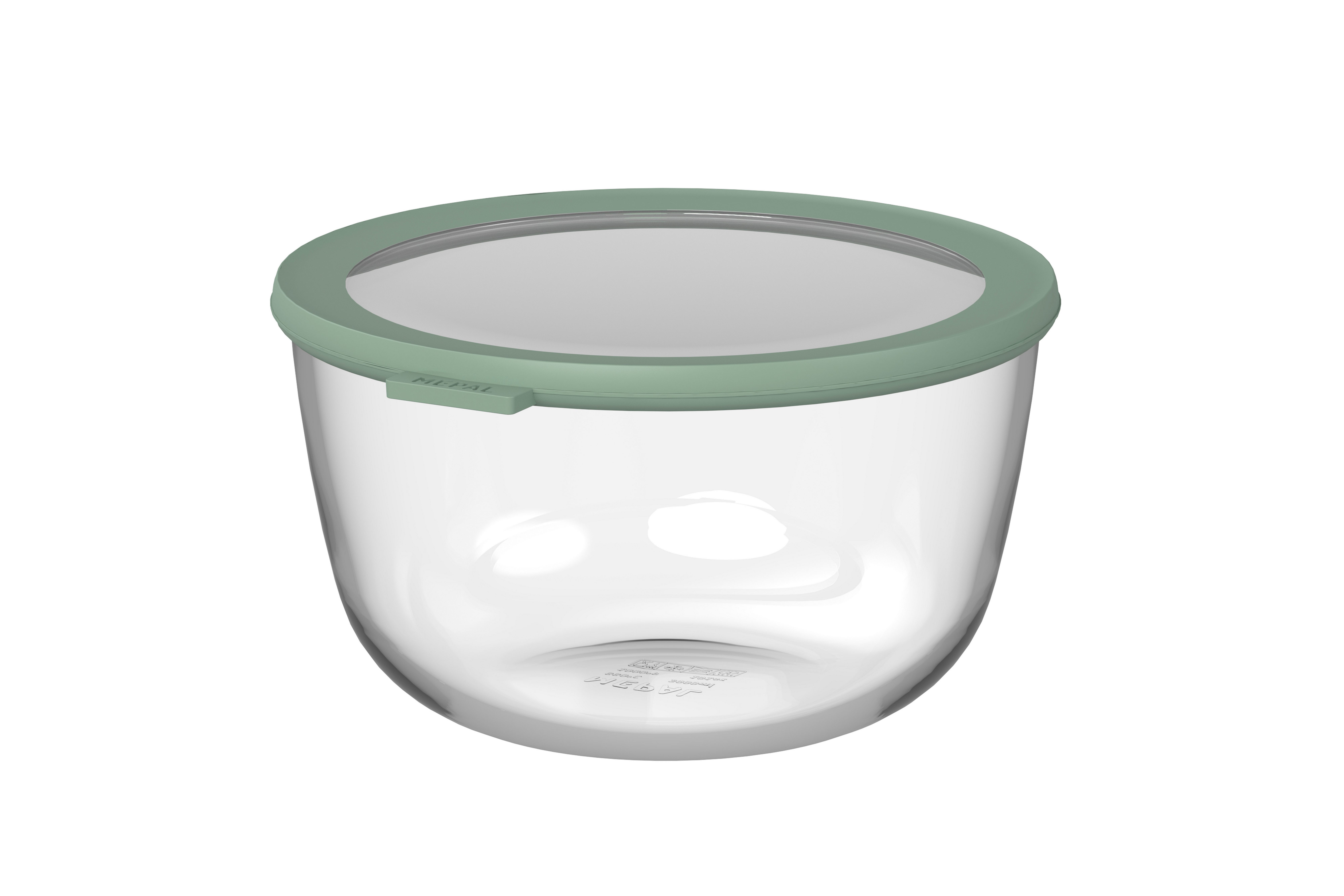 Mepal Aufbewahrungsbox Mepal Cirqula 3000 ml Glasbehälter mit deckel - Nordic sage