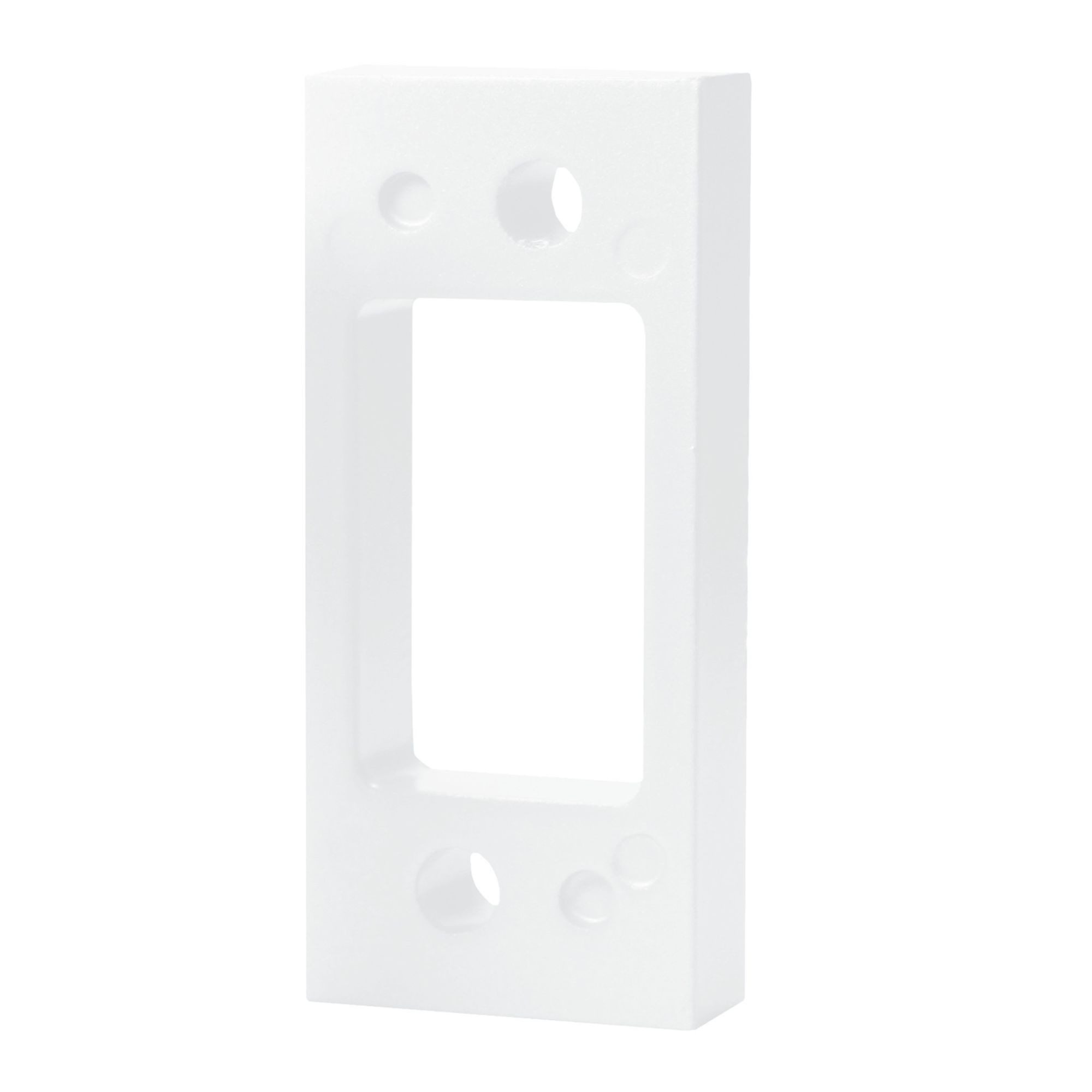 BASI Panzerriegel Distanzplatten, Zubehör für Panzerriegelschloss, Weiß - 2 mm Stärke, (Packung), zum Höhenausgleich, Stärke 2 mm, Farbe Weiß