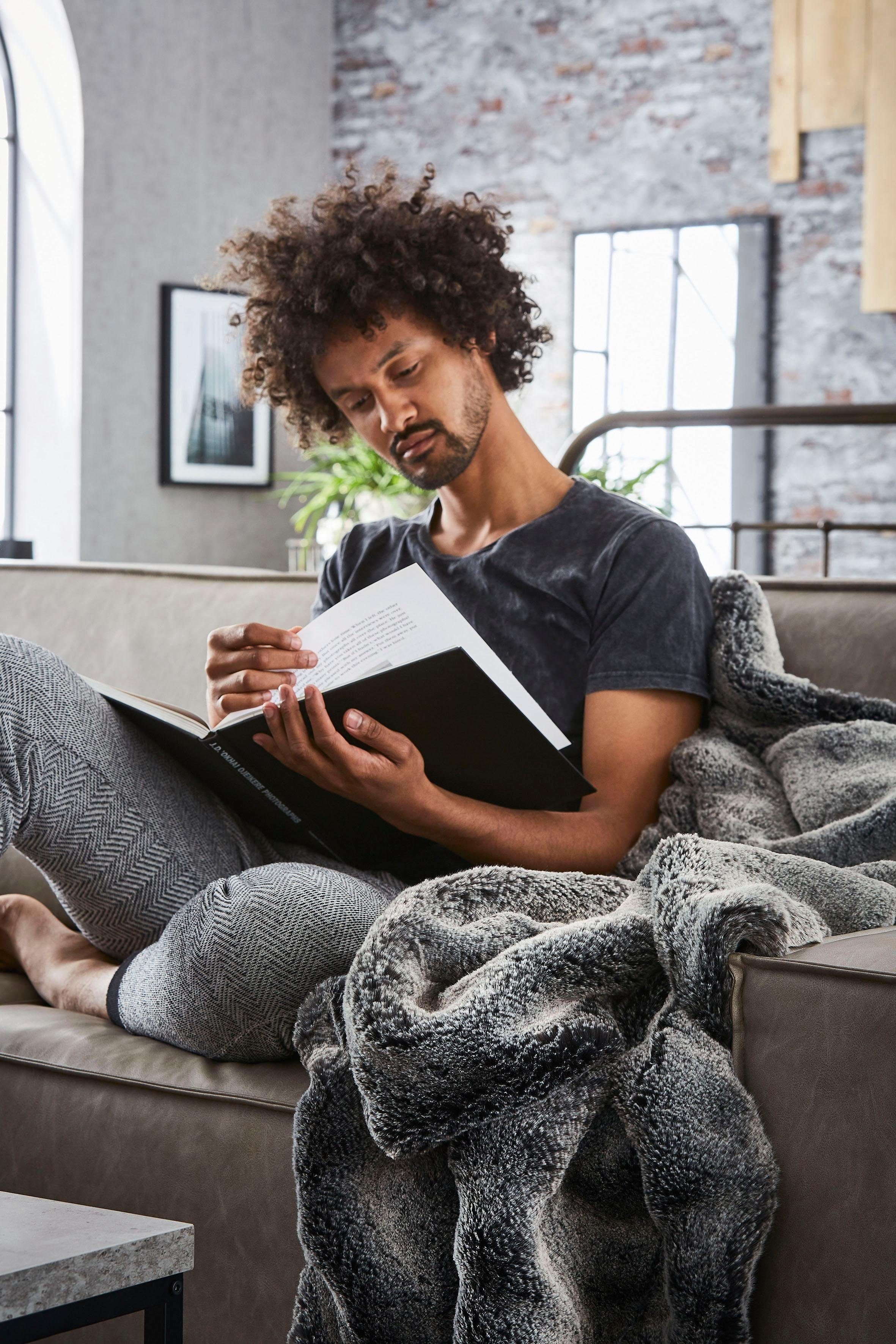 Wohndecke Zwolle, bugatti, hochwertige schwere Qualität, Kuscheldecke günstig online kaufen
