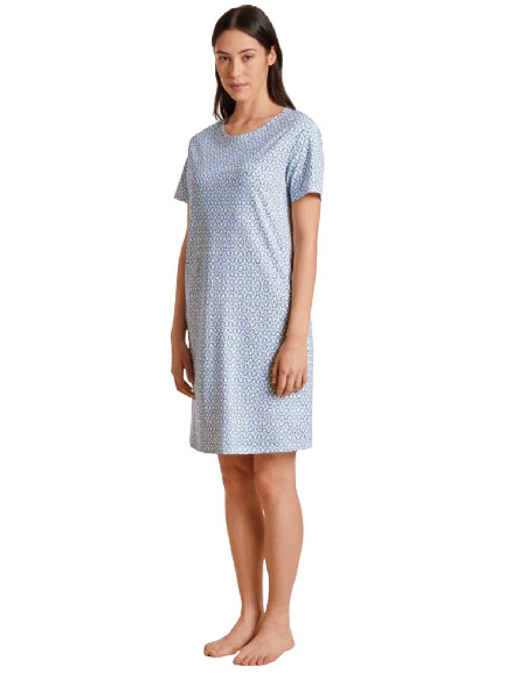 CALIDA Nachthemd Calida Kurzamnachthemd 30096 azurit blue (1 Stück, 1-tlg., 1 Stück)