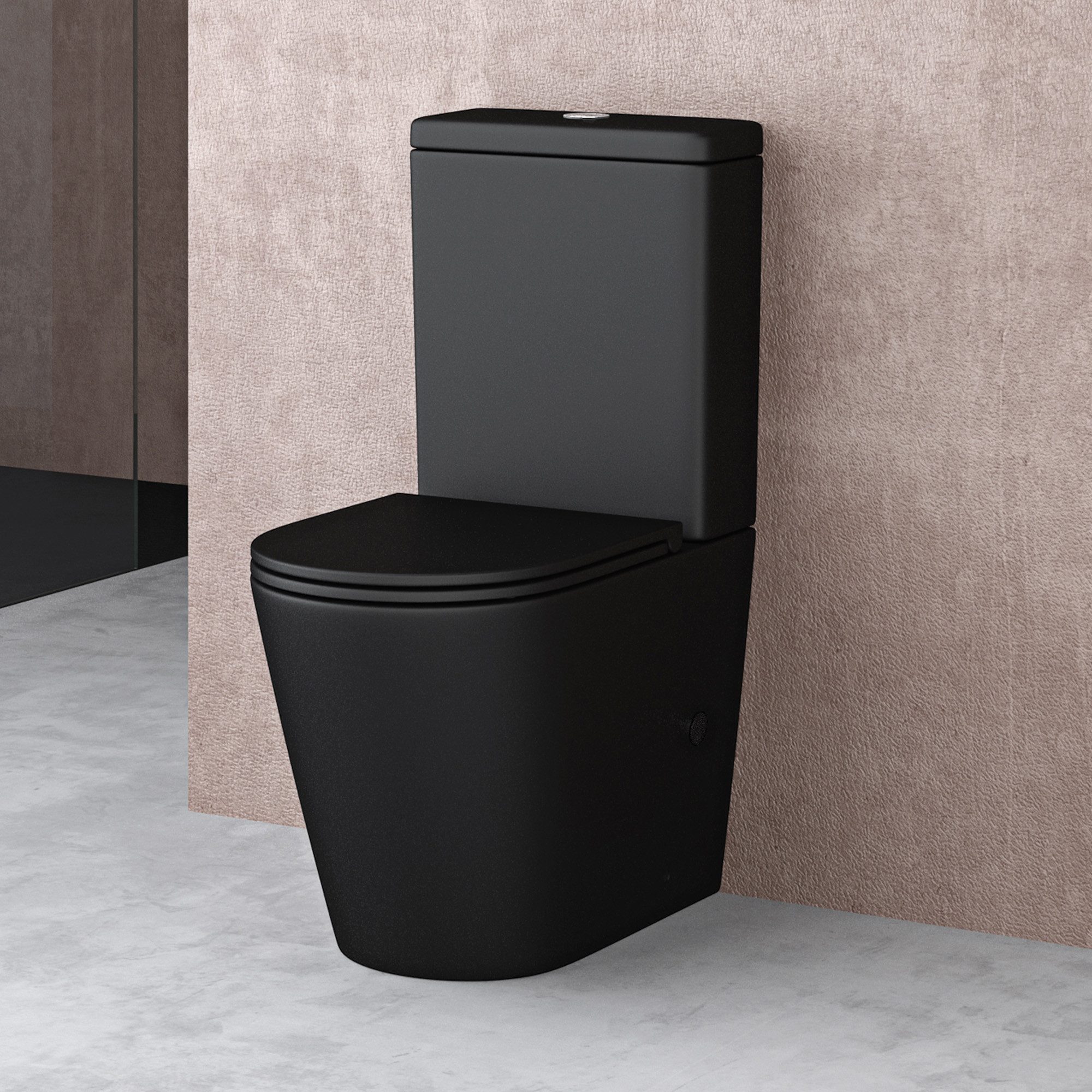 doporro Tiefspül-WC Stand-WC Design Toilette Silent-Close günstig online kaufen