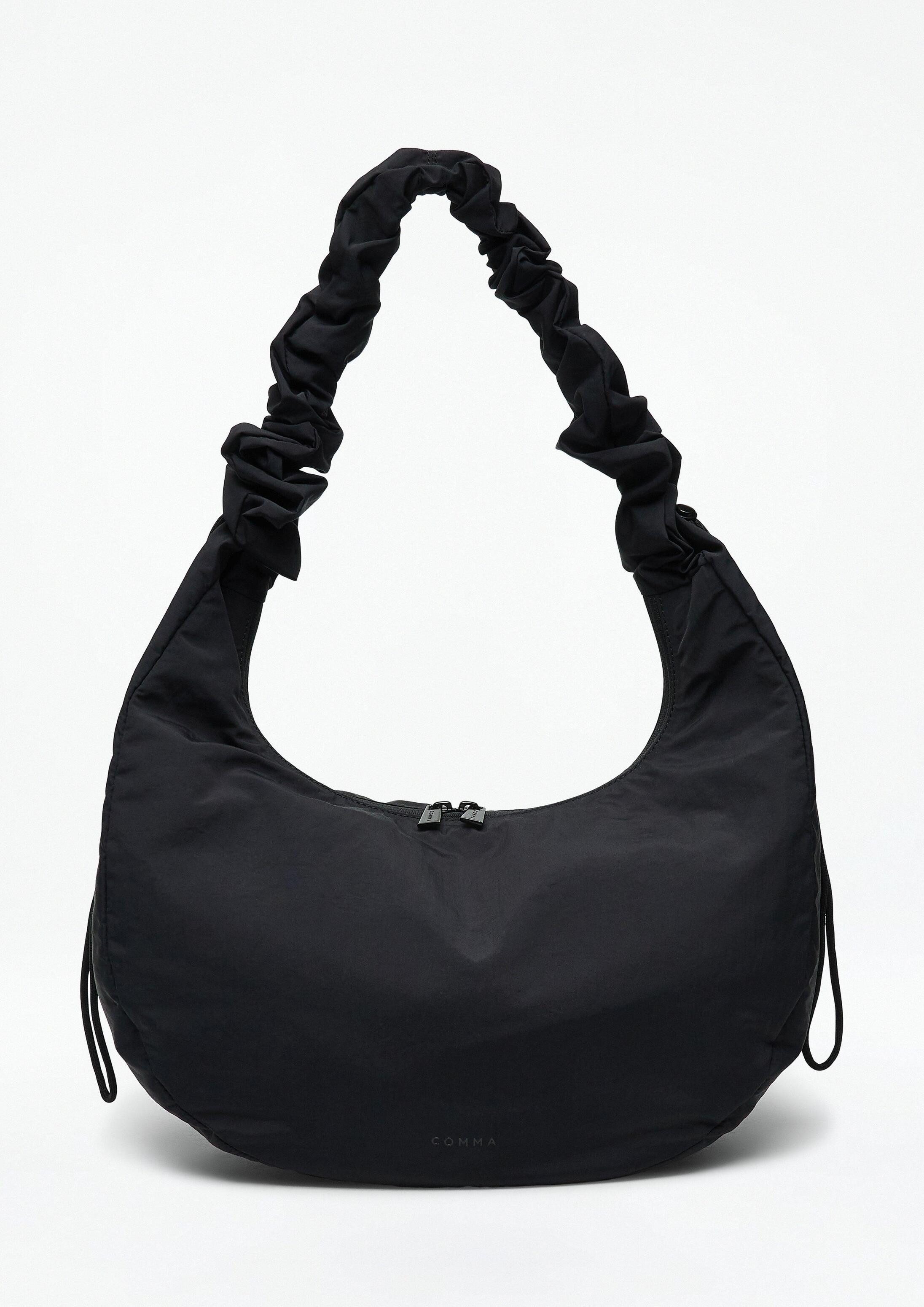 comma Schultertasche Tasche, Hobo-Bag mit verstellbarem Schultergurt
