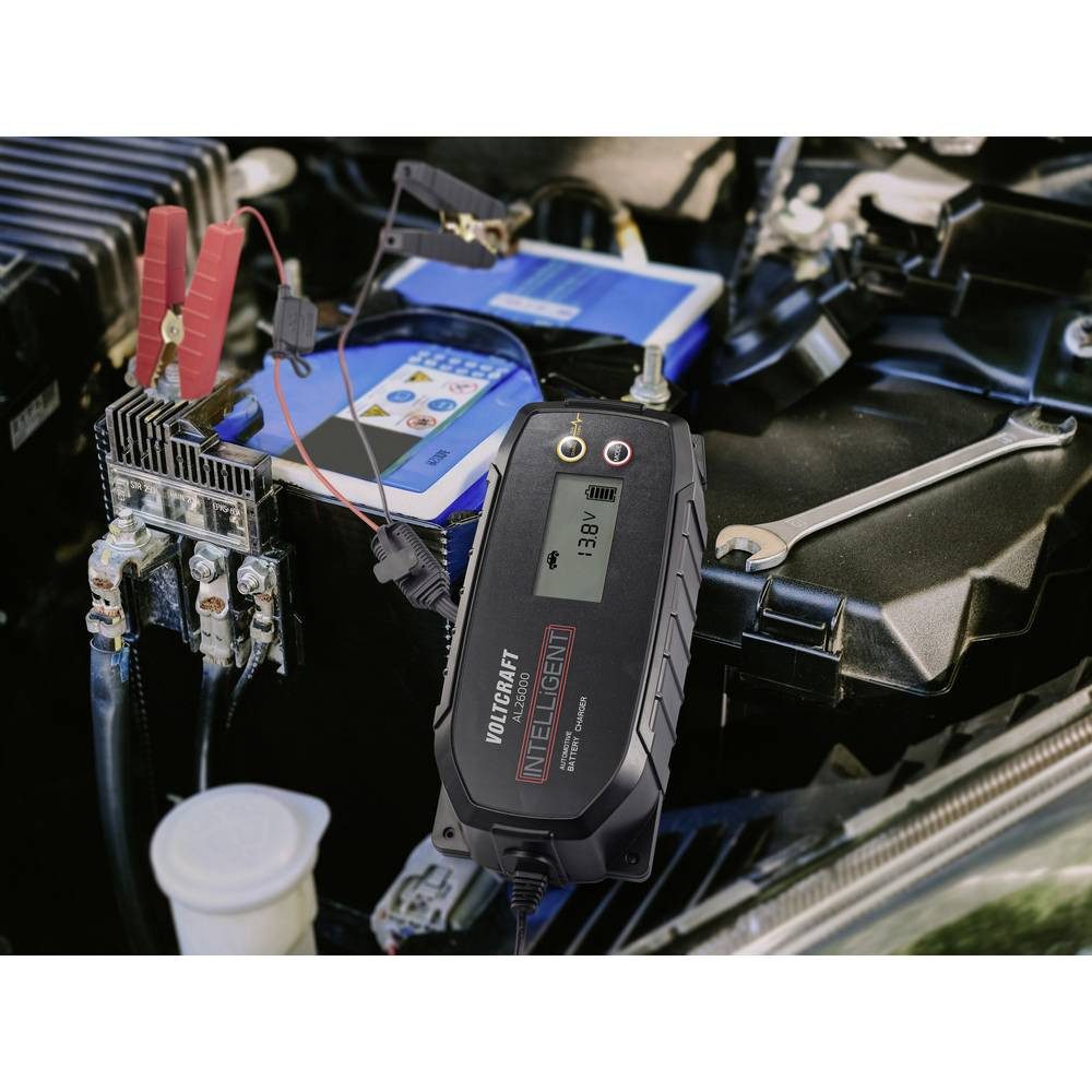 VOLTCRAFT AL26000 VC-16721005 Automatikladegerät 12 V, 24 V 26 A Autobatterie-Ladegerät