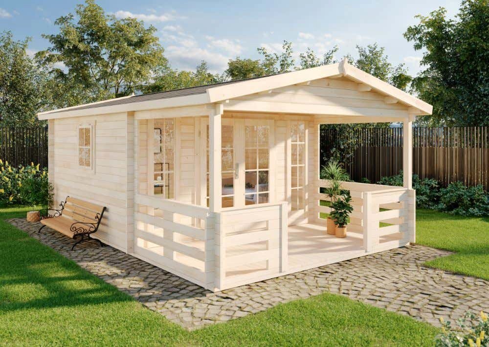 Thumbnail - Alpholz Gartenhaus Lappland-40 A, BxT: 400x594 cm