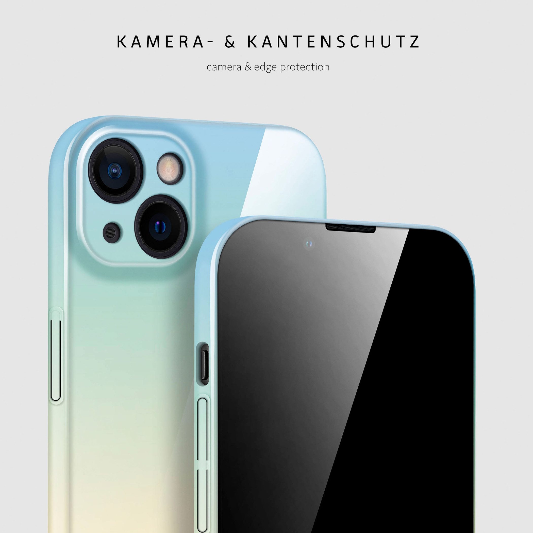 ONEFLOW Handyhülle für iPhone 13 Splash Cover Bunt Regenbogen 6,1 Zoll, Hülle mit Design Muster Designer Case Kameraschutz Handy Schutzhülle
