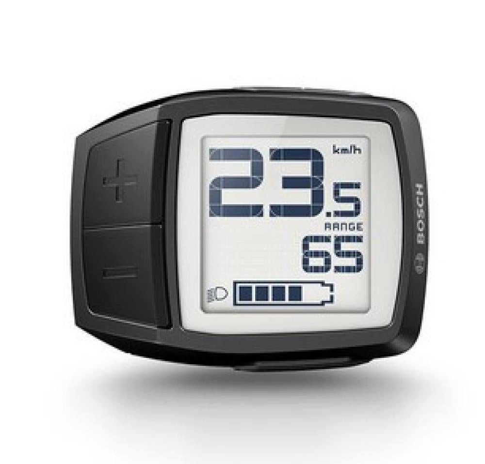 Bosch Display Purion, anthrazit, Kabel 1300 mm (BUI215) - kompakte E-B E-Bike Akku