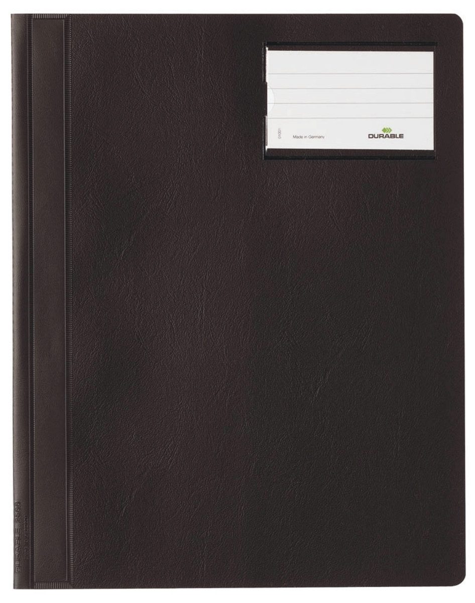 DURABLE Hefter Schnellhefter Opak A4+ Kunststoff schwarz