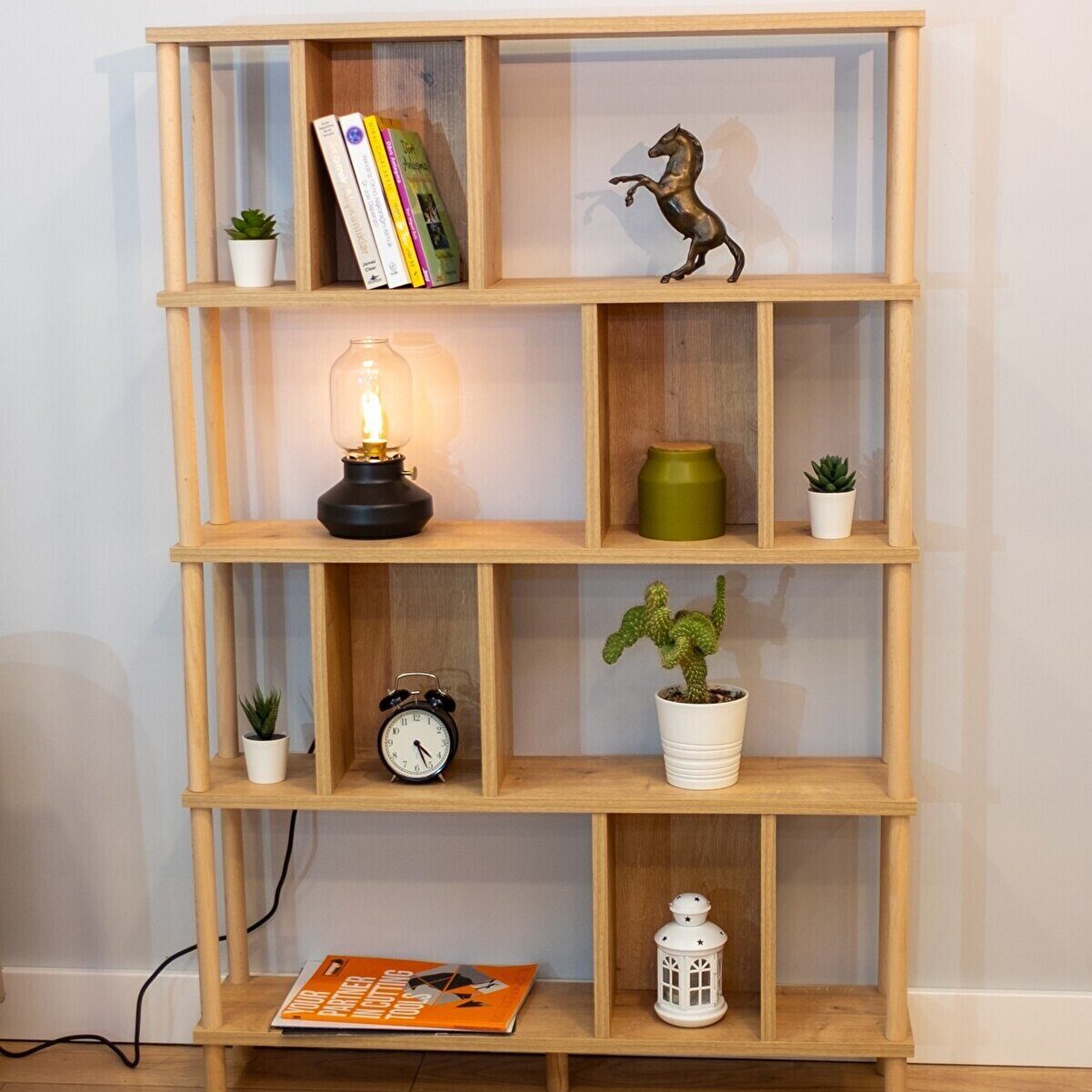 en.casa Standregal, 5 feste Ablagen 91332185