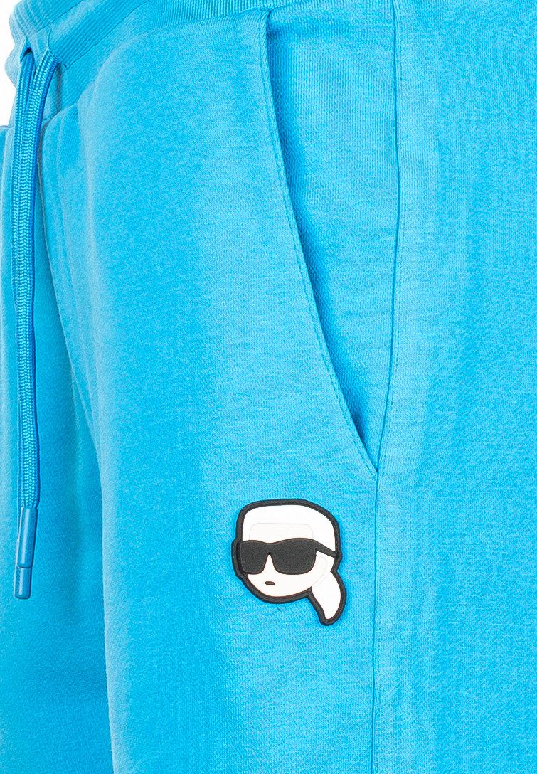 LAGERFELD Shorts mit Logo-Stickerei (1-tlg)