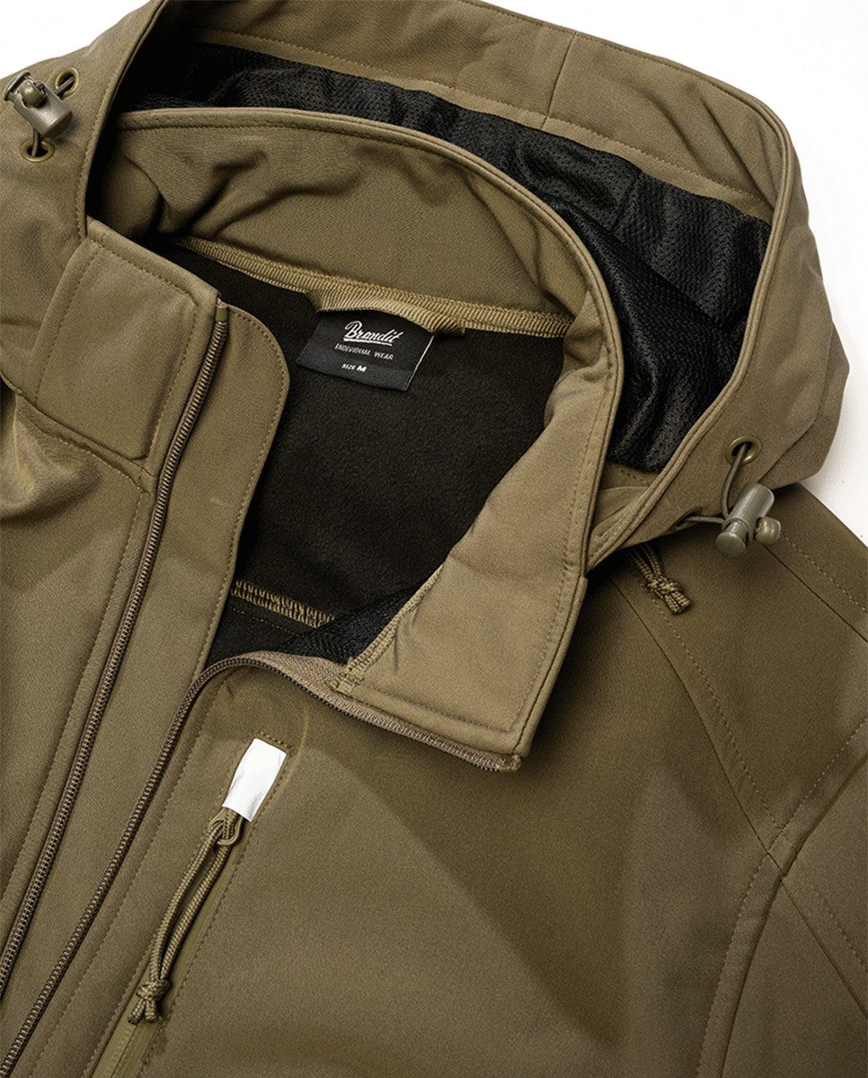 Brandit Softshelljacke Herren Softshelljacke Frühlings Jacke Regen Übergangs Jacke Allwetter