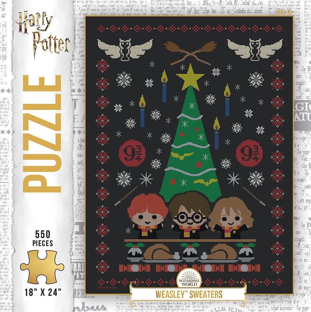 USAopoly Puzzle Harry Potter Puzzle Weasley Sweaters (550 Teile), 550 Puzzleteile