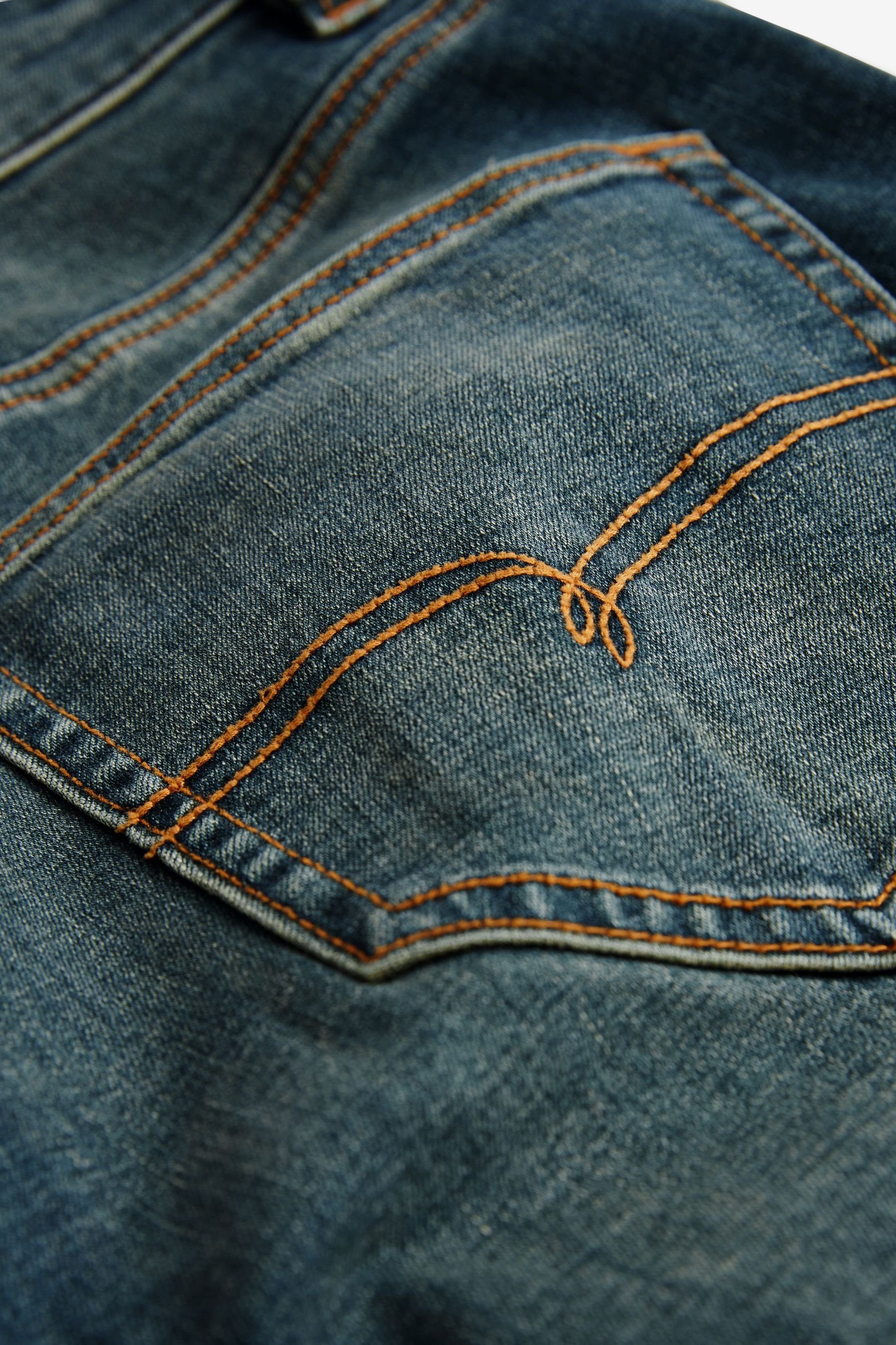 Slim Next Jeans Vintage (1-tlg) Slim-fit-Jeans - Tint Motionflex Blue