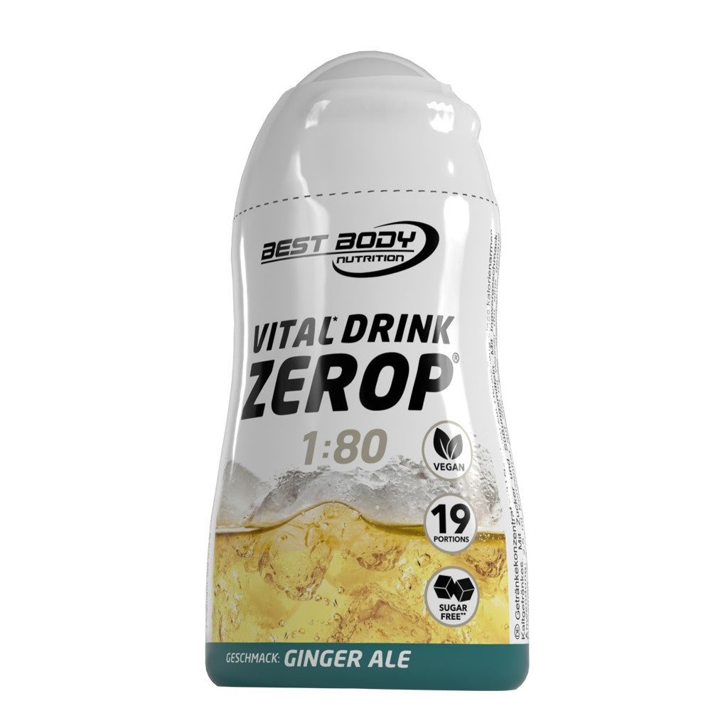 Best Body Nutrition Vital Drink Zerop - 48 ml Squeeze Flasche Flüssigkeit, Getränk