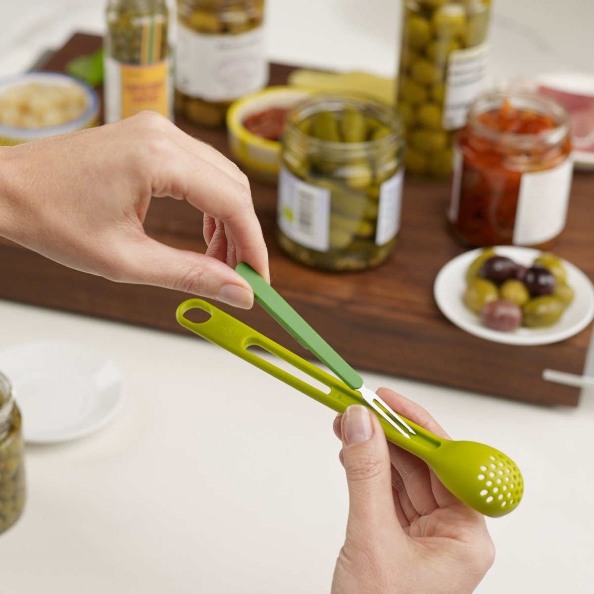 Joseph Joseph Servierlöffel Antipasti Servierlöffel mit Spieß