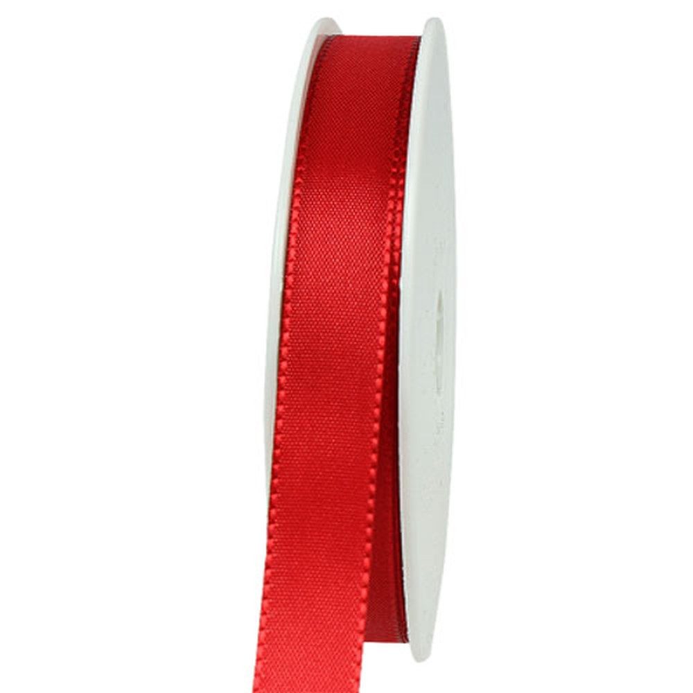 Dekoband Geschenkband Rot Dekoband 25mm 50m Weihnachtsband Dekoration