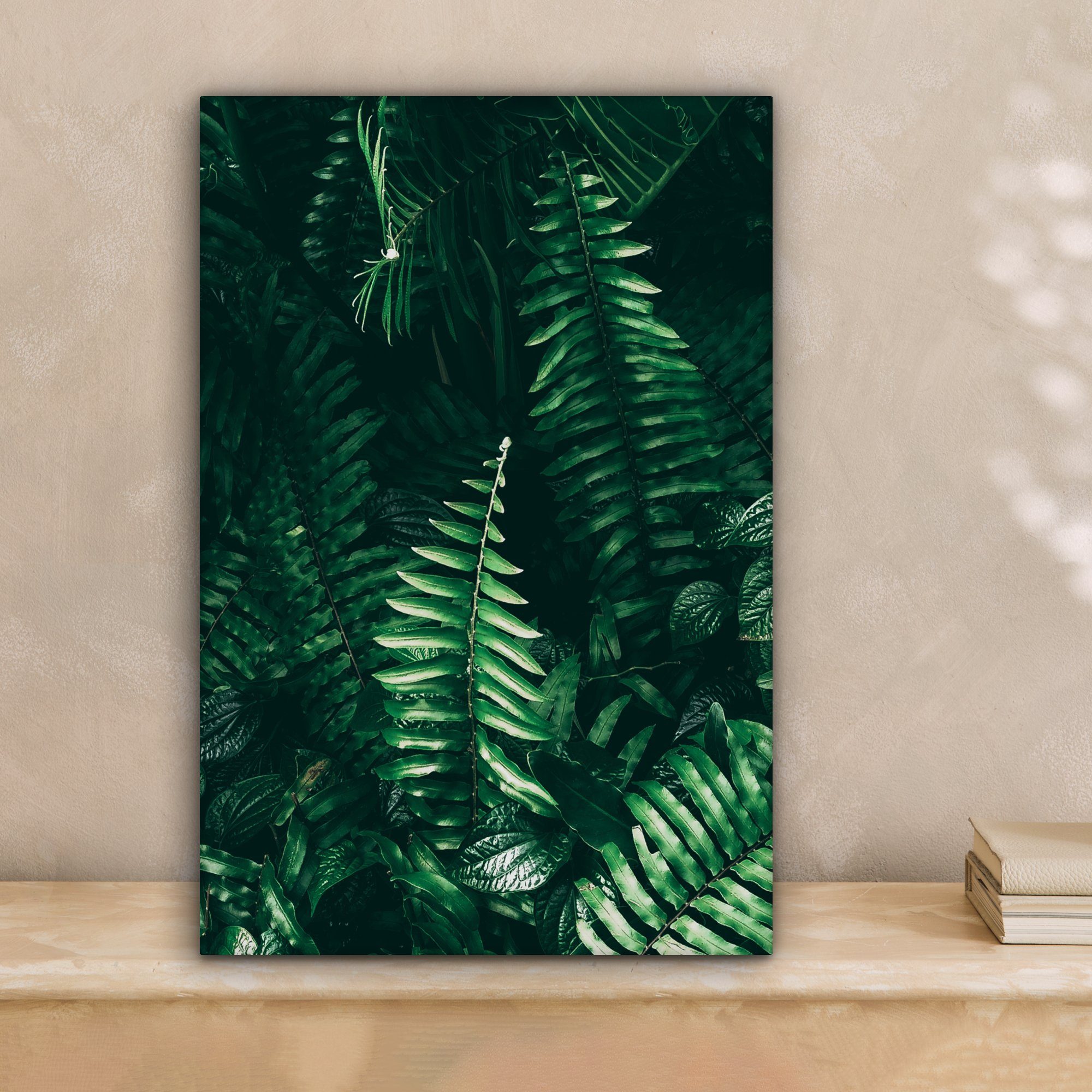 OneMillionCanvasses® Leinwandbild Blätter - Dschungel - Natur - Tropisch - günstig online kaufen