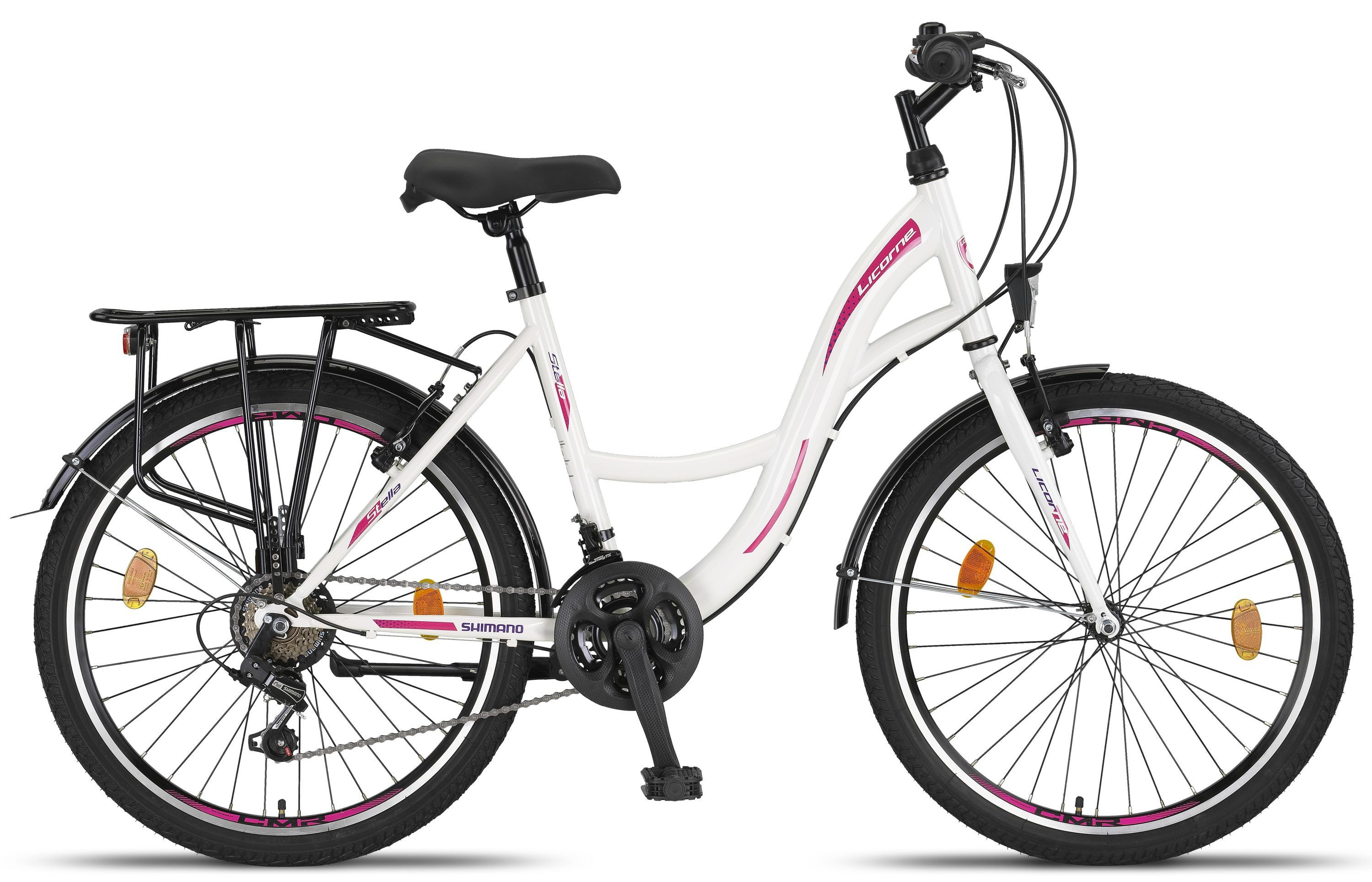 Licorne Bike Cityrad Licorne Stella Premium Citybike 20–28 Zoll, 21 Gang Hollandrad
