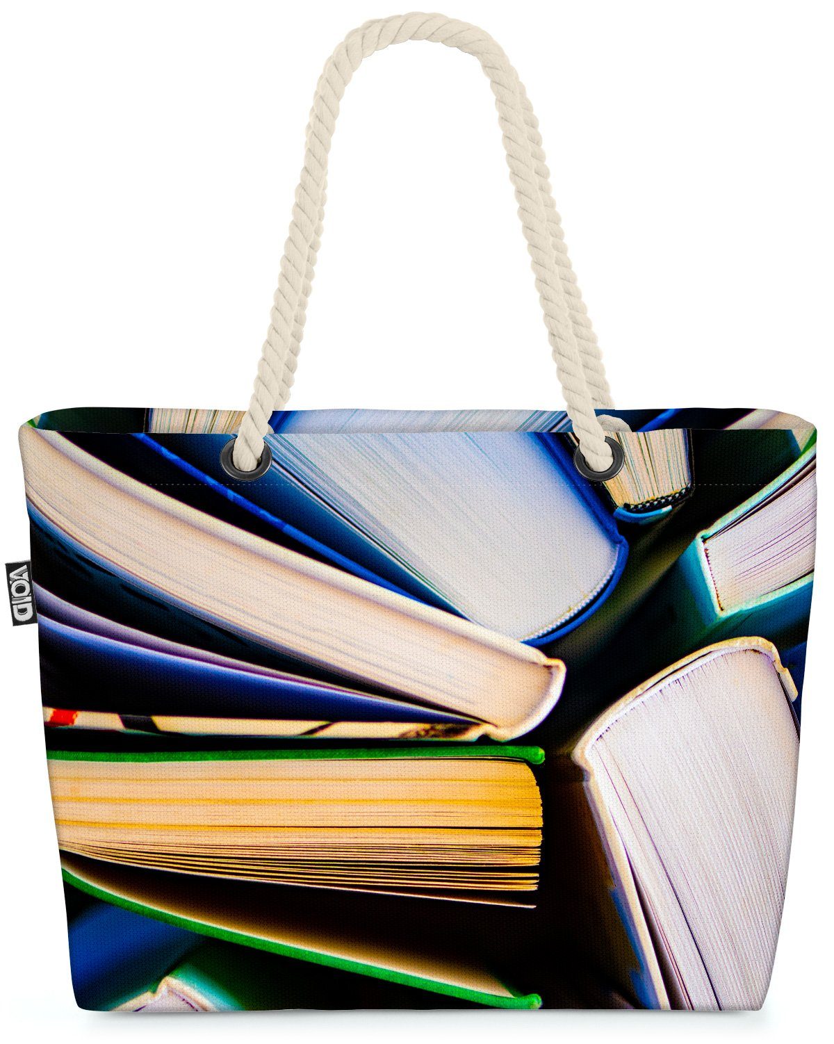 VOID Strandtasche (1-tlg), Bücher Papier Schrift Lesen Papeteri Buchhandlung Bücher Lesen Papier