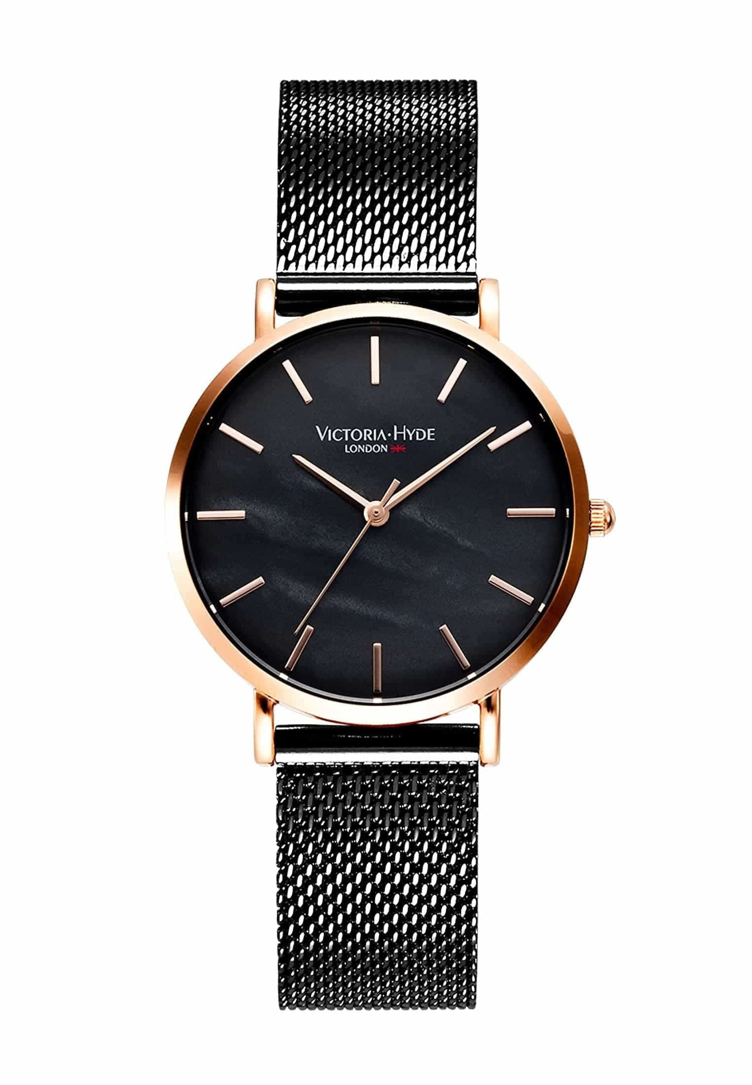 Quarzuhr Victoria Hyde Seven Sisters Perlmutt Herren Basic Mesh-Armband