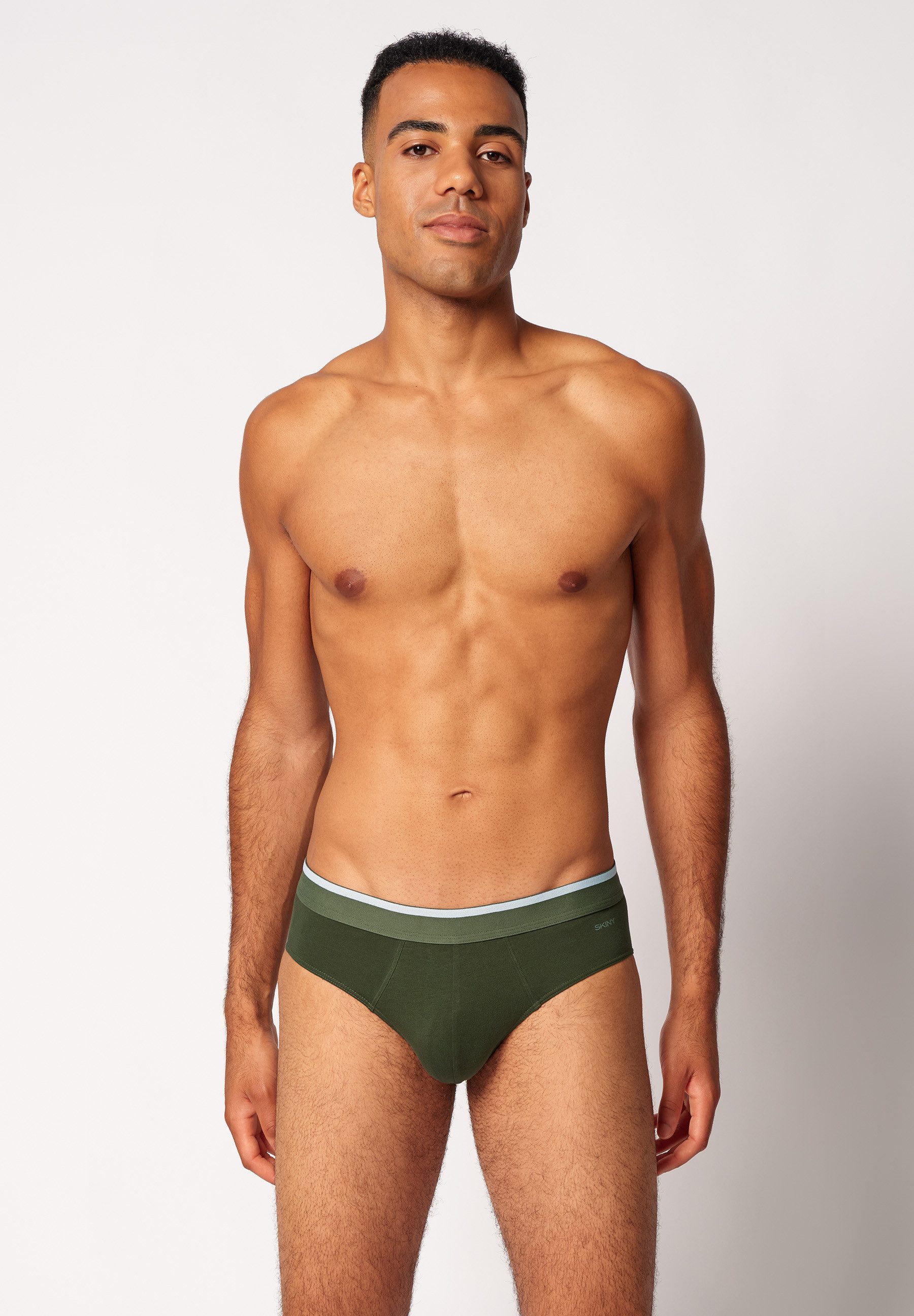 Skiny Brasilslip Cotton Multipack (3er Pack) klassisch, basic, elastisch, bequem, kein Einschneiden, Baumwollmix