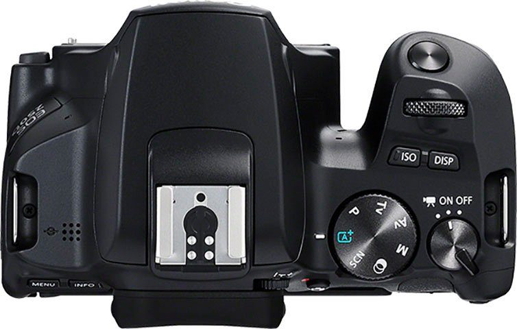 Canon EOS 250D 18-55mm 24,1 (EF-S IS f/4-5.6 MP, Systemkamera 3x Bluetooth, WLAN) opt. STM, Zoom