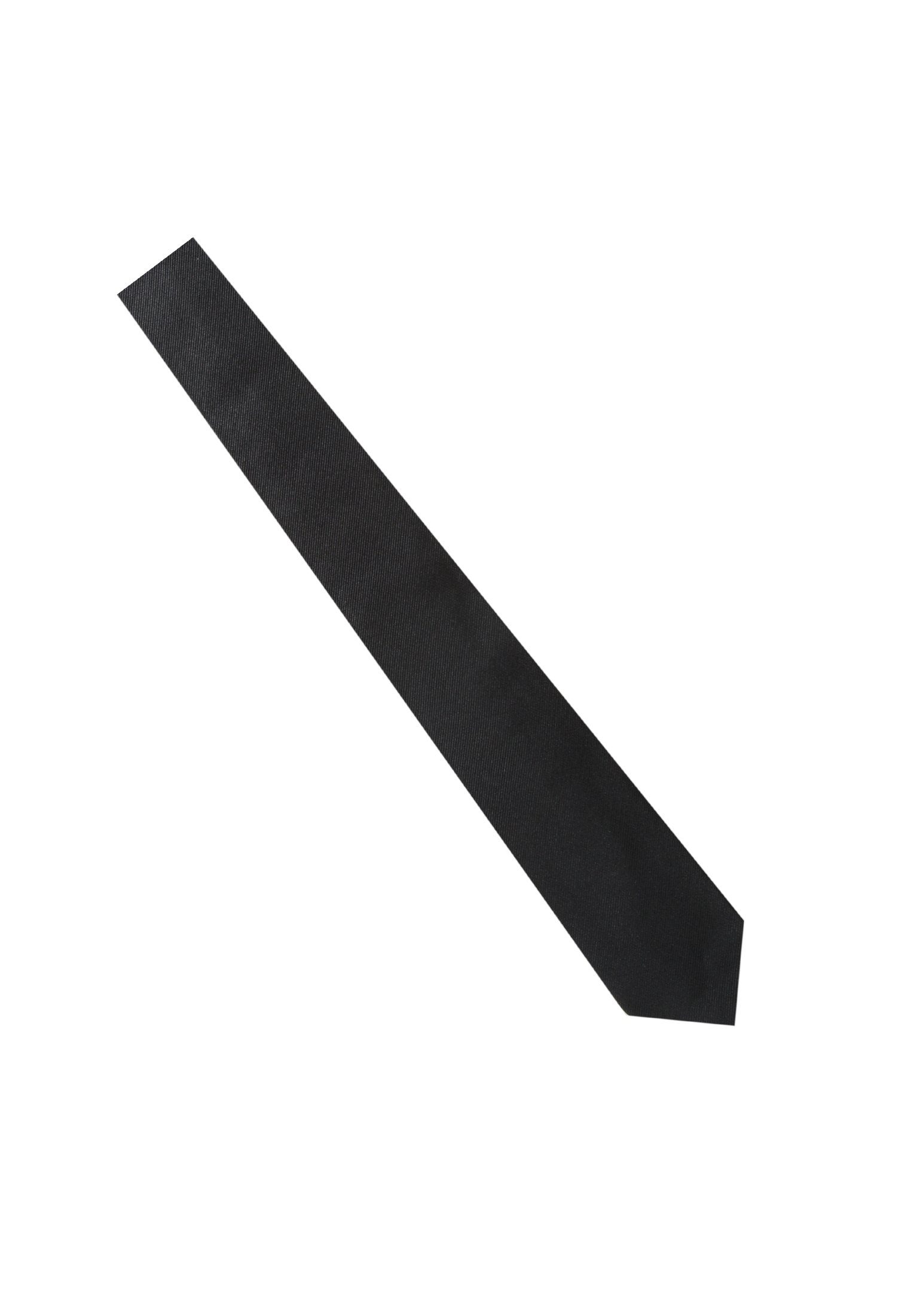 seidensticker Krawatte Schwarze Rose Uni Breit (7cm) Grau