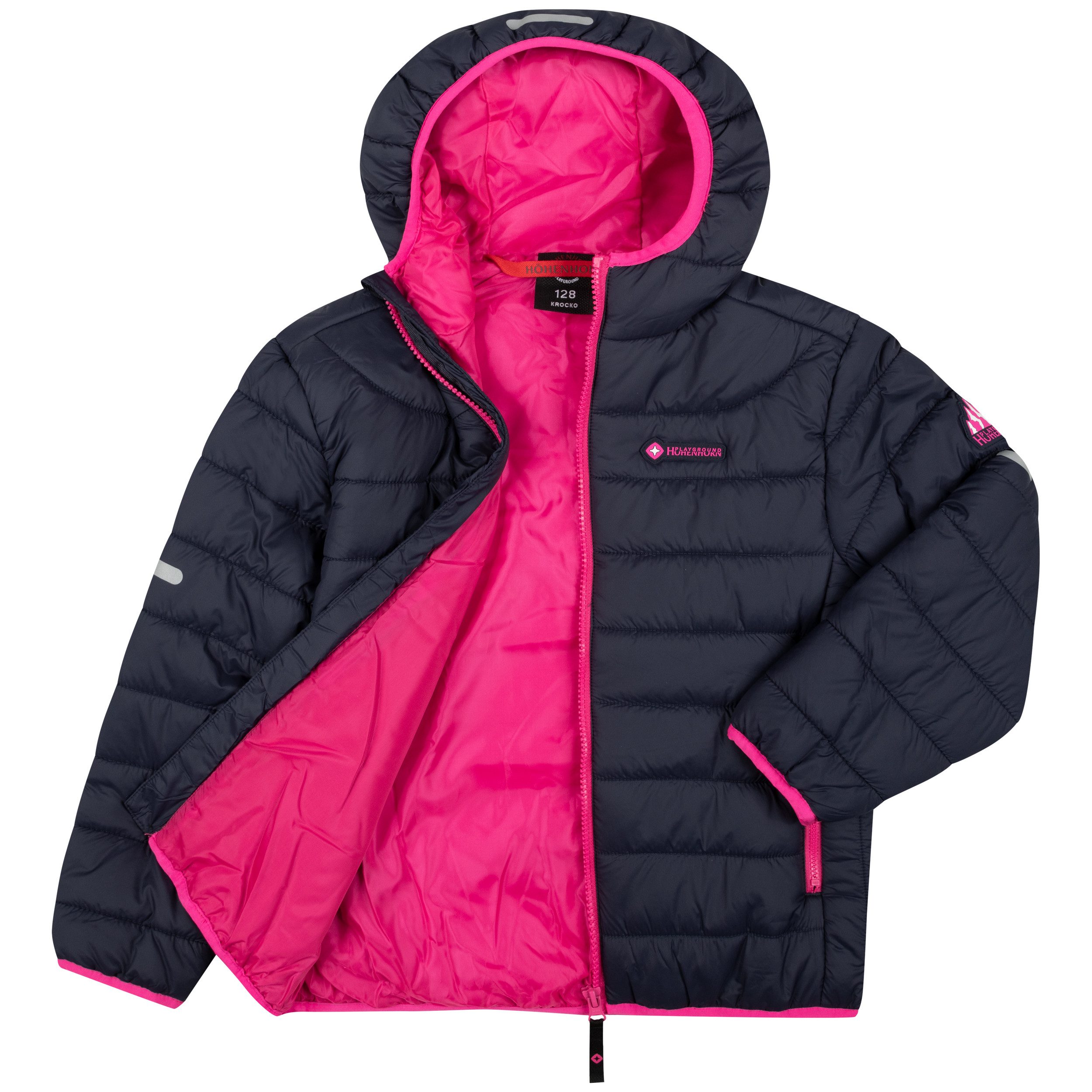 Höhenhorn Steppjacke Krocko Kinder Jacke Jungen Mädchen Kids Übergangsjacke leichtes Eigengewicht, Thermo-Wattierung